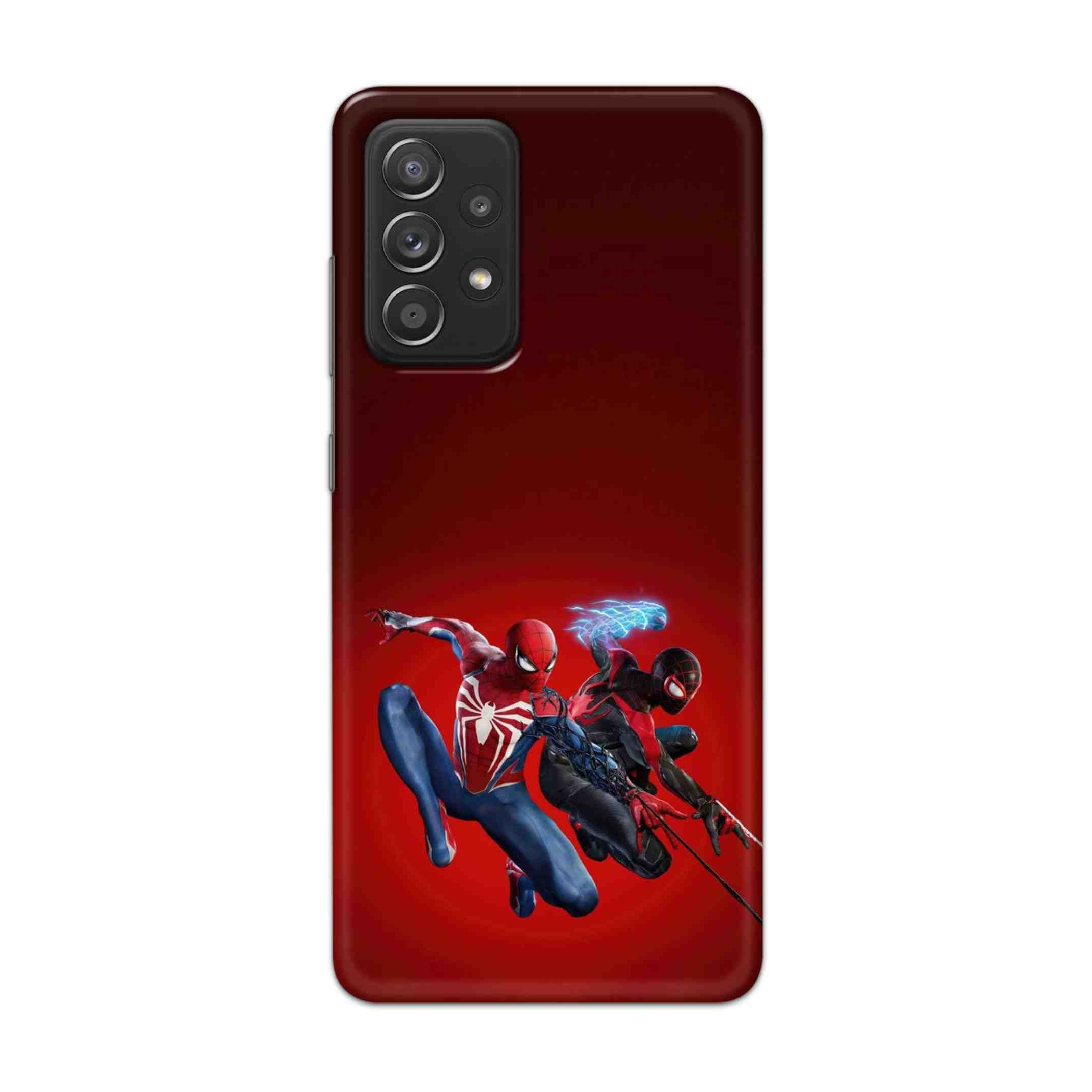 Buy Spiderman And Miles Morales Hard Back Mobile Phone Case Cover For Samsung Galaxy A52 Online