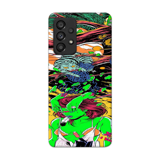 Buy Green Girl Art Hard Back Mobile Phone Case Cover For Samsung Galaxy A53 5G Online