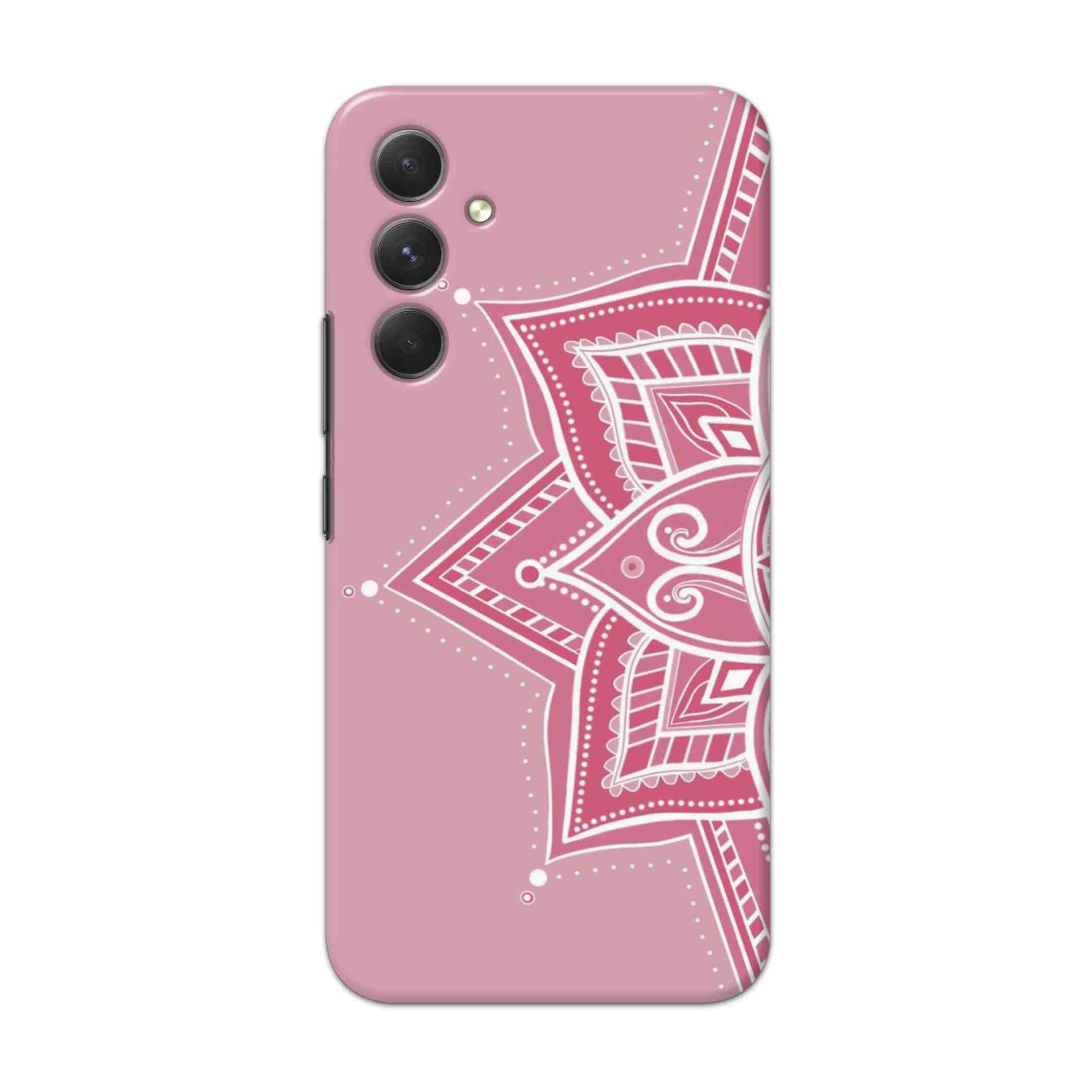 Buy Pink Rangoli Hard Back Mobile Phone Case Cover For Samsung Galaxy A54 5G Online