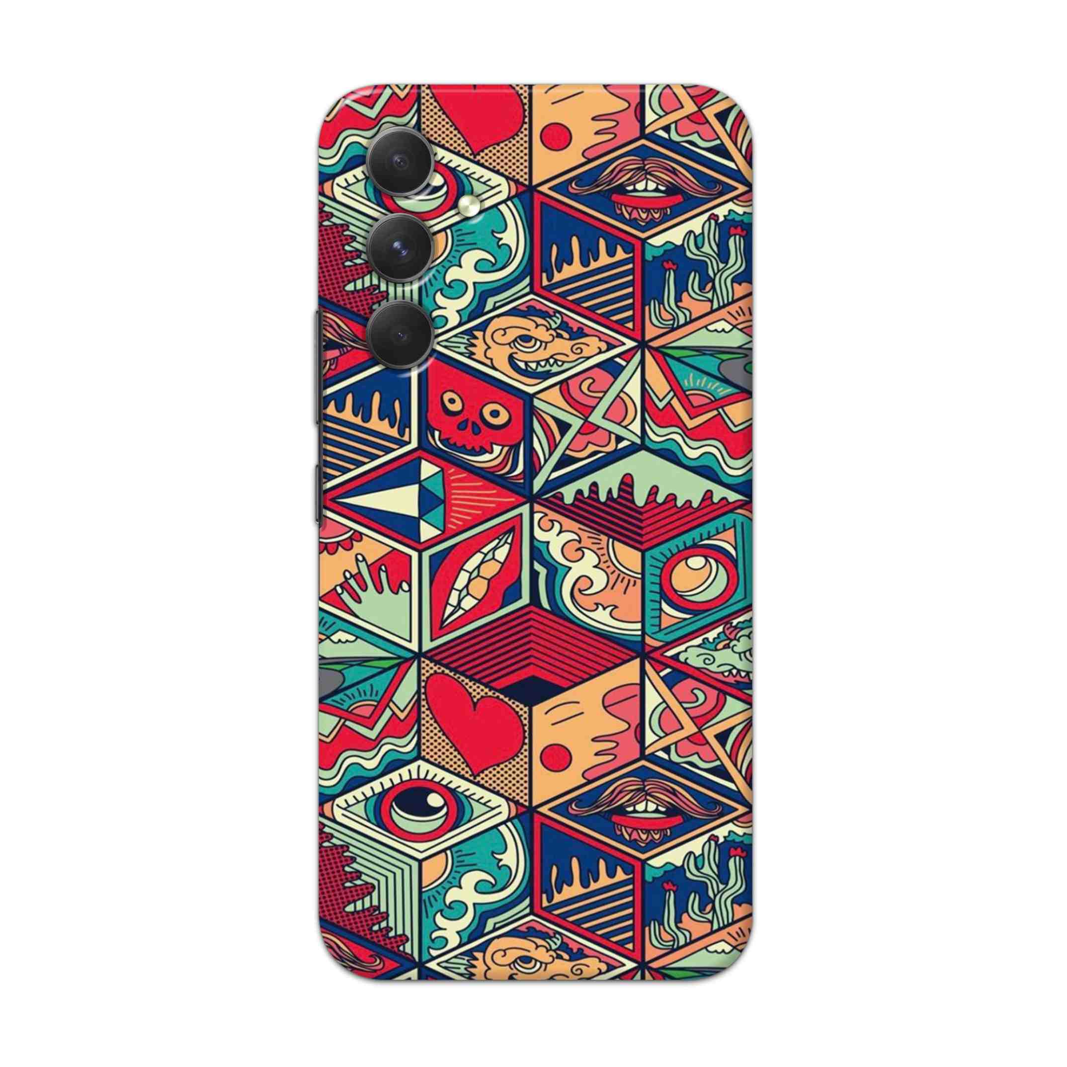 Buy Face Mandala Hard Back Mobile Phone Case Cover For Samsung Galaxy A54 5G Online