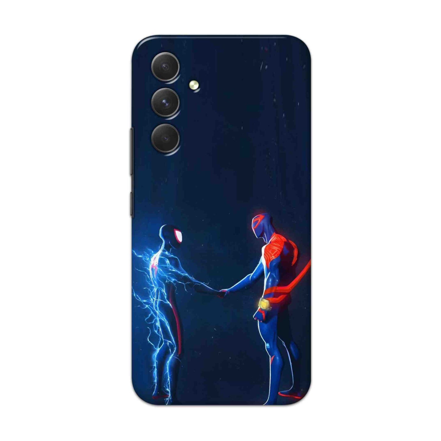 Buy Miles Morales Meet With Spiderman Hard Back Mobile Phone Case Cover For Samsung Galaxy A54 5G Online