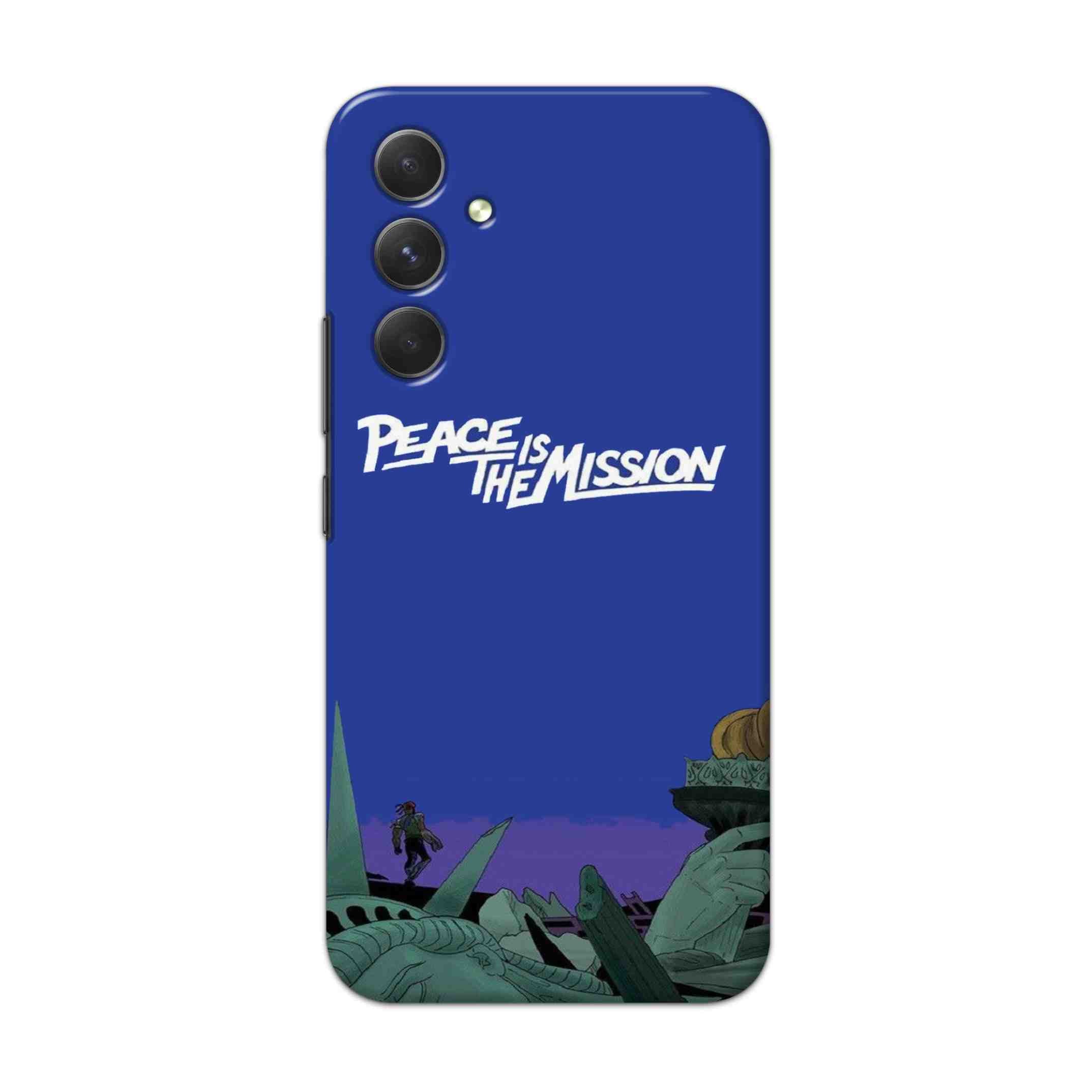 Buy Peace Is The Misson Hard Back Mobile Phone Case Cover For Samsung Galaxy A54 5G Online