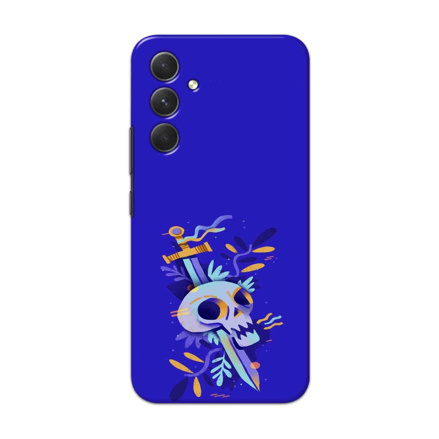 Buy Blue Skull Hard Back Mobile Phone Case Cover For Samsung Galaxy A54 5G Online