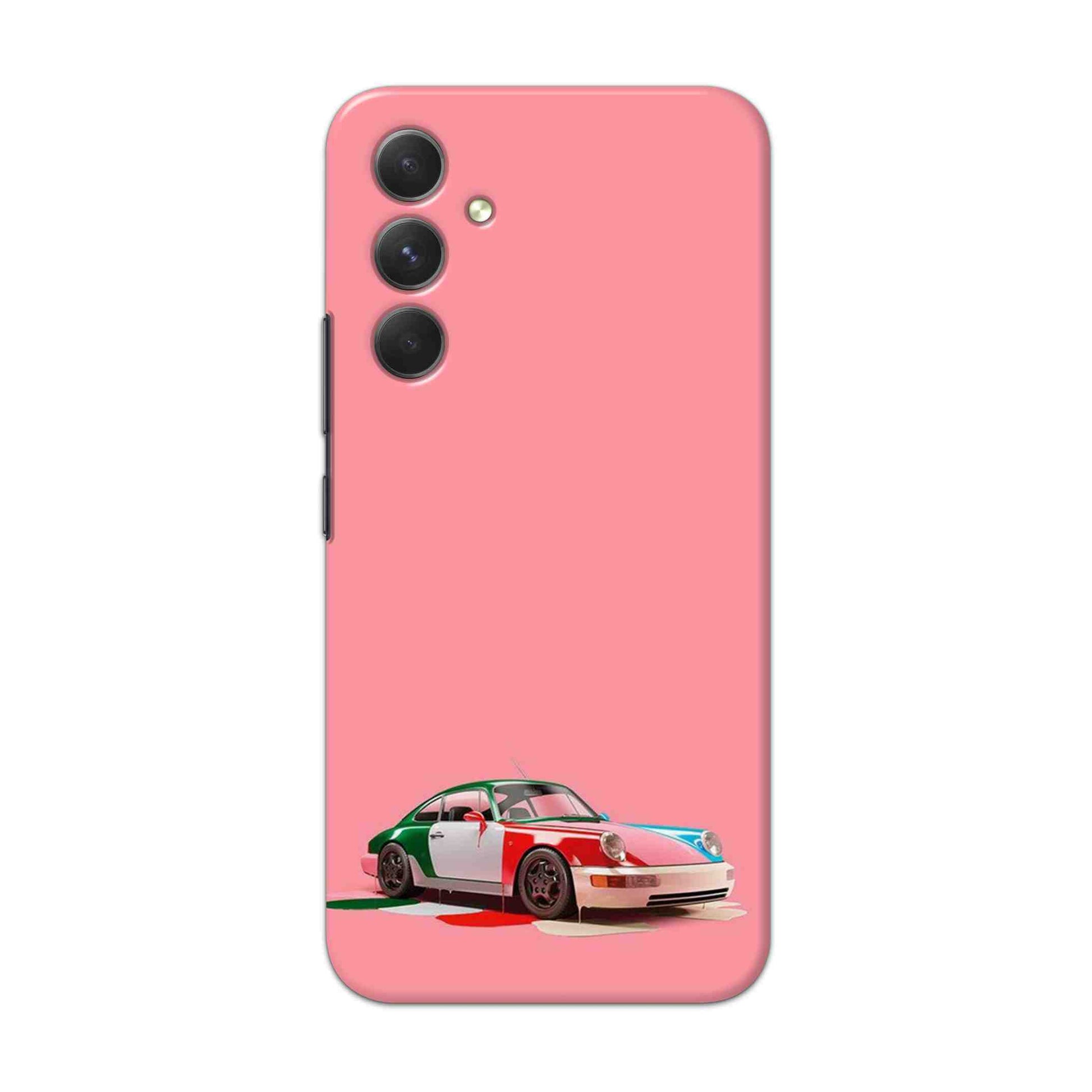 Buy Pink Porche Hard Back Mobile Phone Case Cover For Samsung Galaxy A54 5G Online