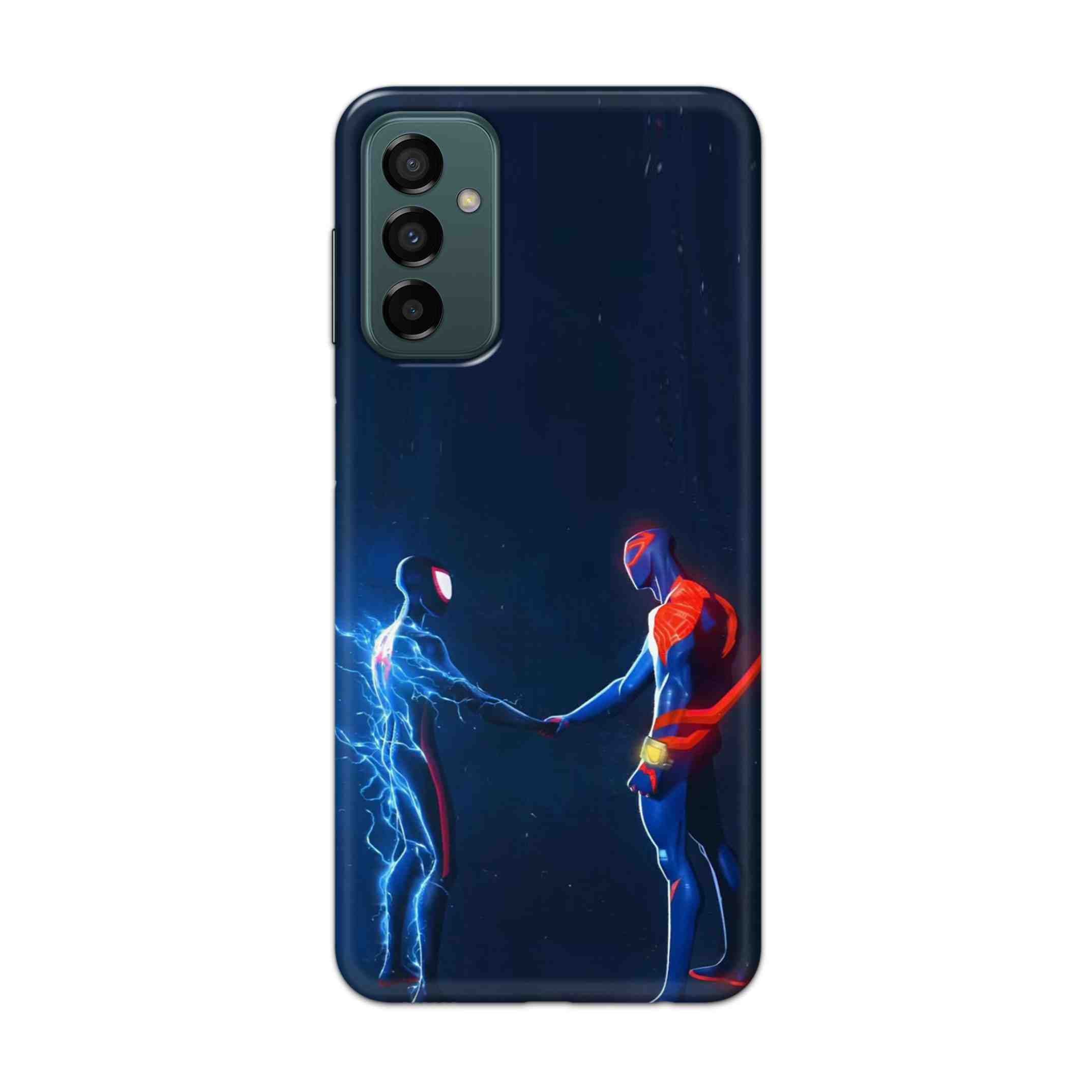 Buy Miles Morales Meet With Spiderman Hard Back Mobile Phone Case Cover For Samsung Galaxy F23 Online