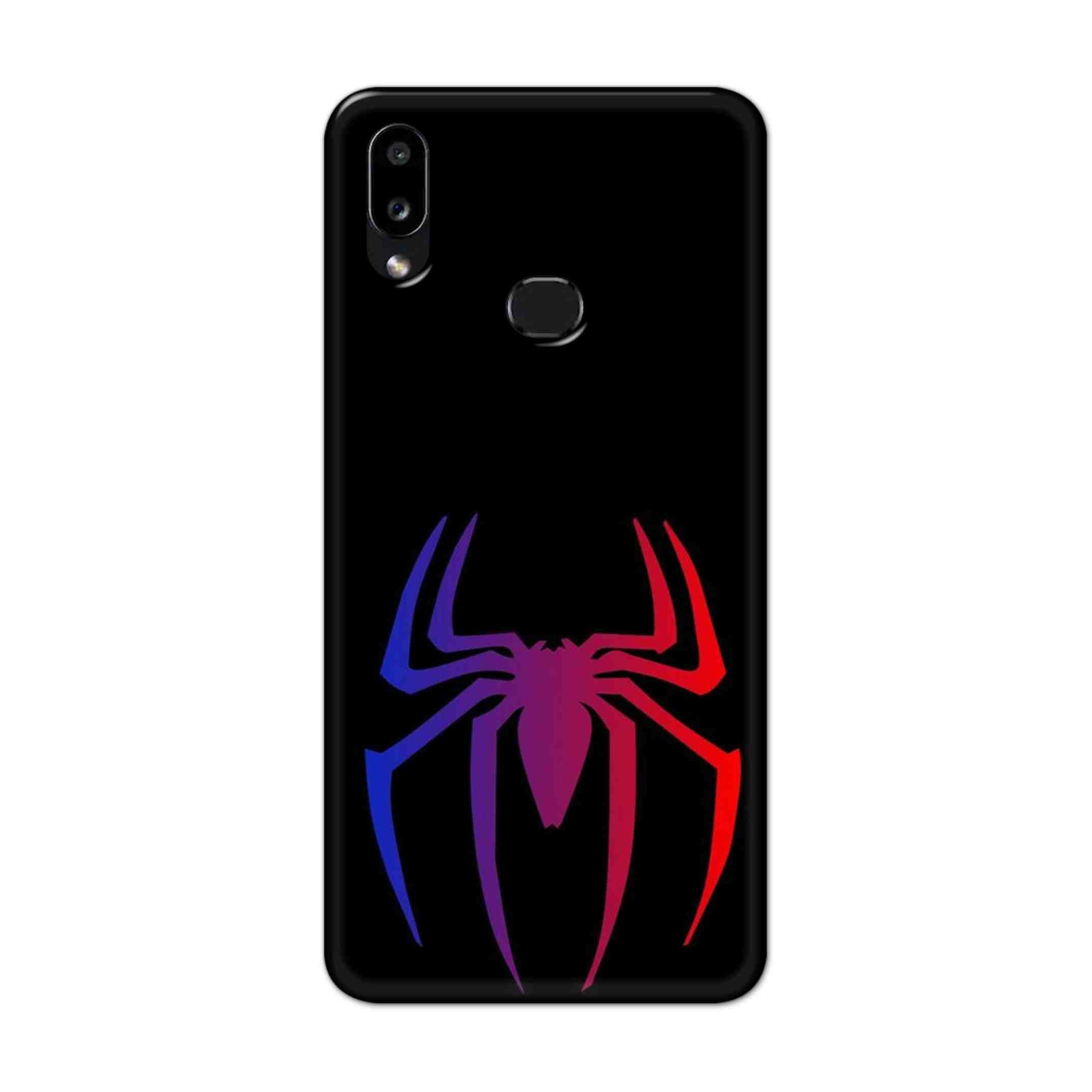 Buy Neon Spiderman Logo Hard Back Mobile Phone Case Cover For Samsung Galaxy M01s Online