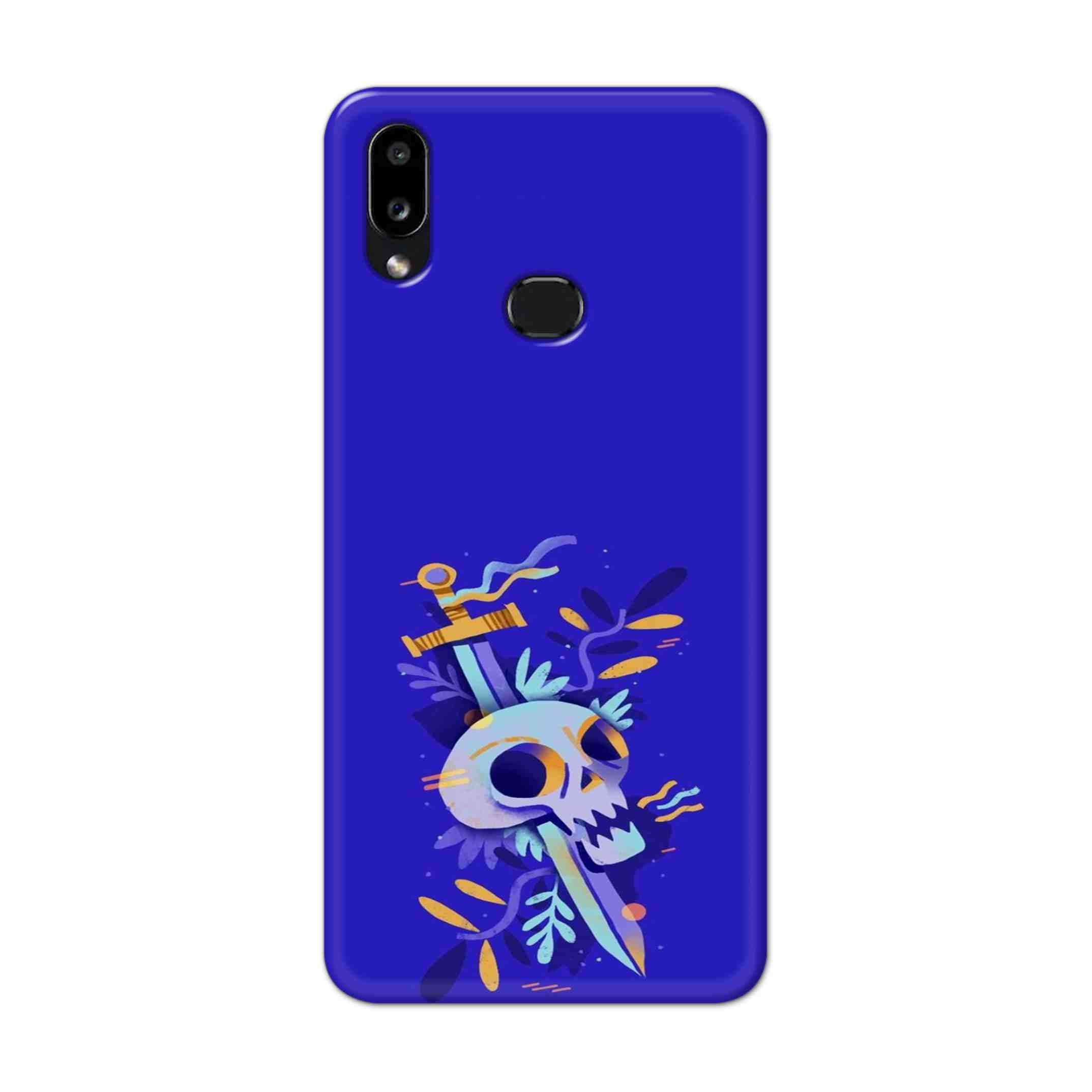 Buy Blue Skull Hard Back Mobile Phone Case Cover For Samsung Galaxy M01s Online