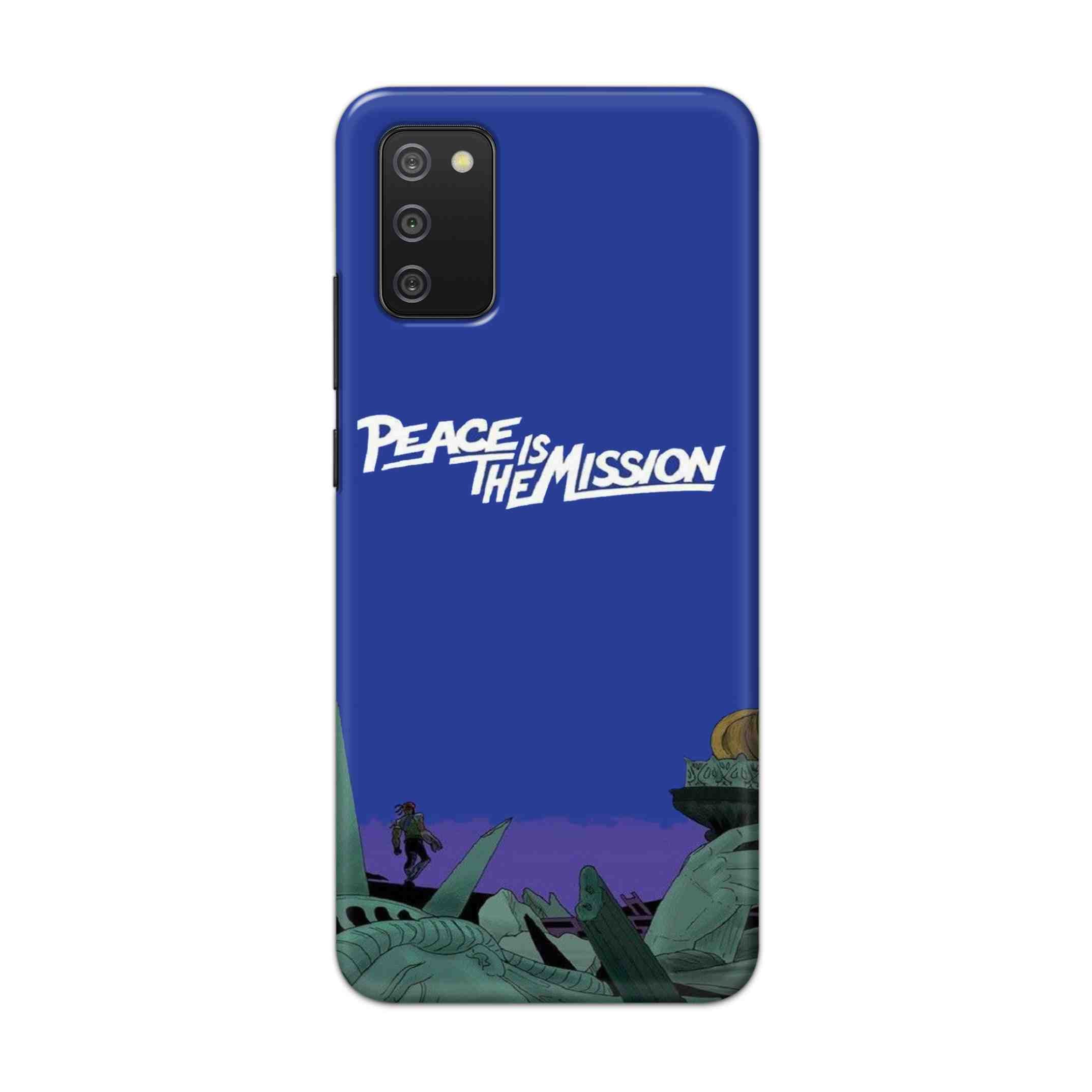 Buy Peace Is The Misson Hard Back Mobile Phone Case Cover For Samsung Galaxy M02s Online