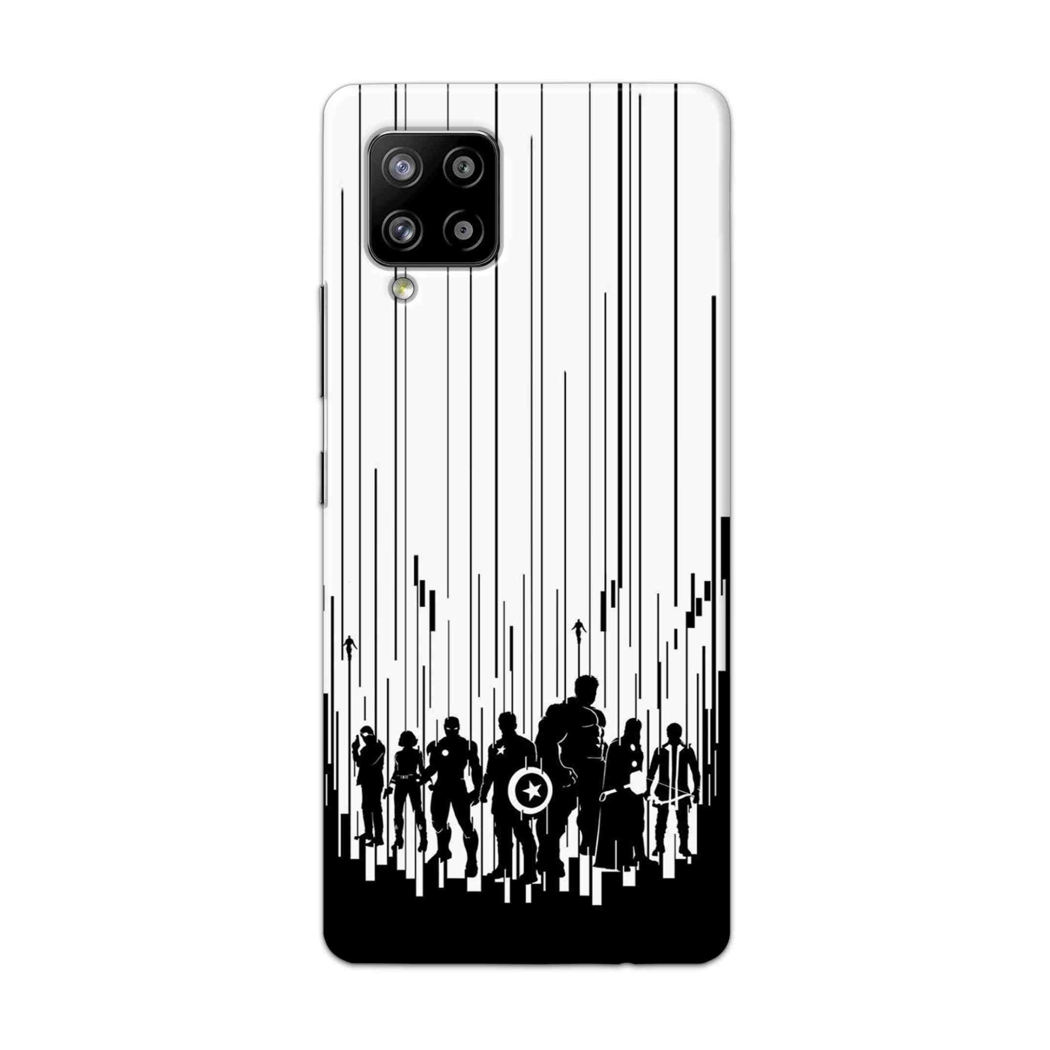 Buy Black And White Avengers Hard Back Mobile Phone Case Cover For Samsung Galaxy M42 Online