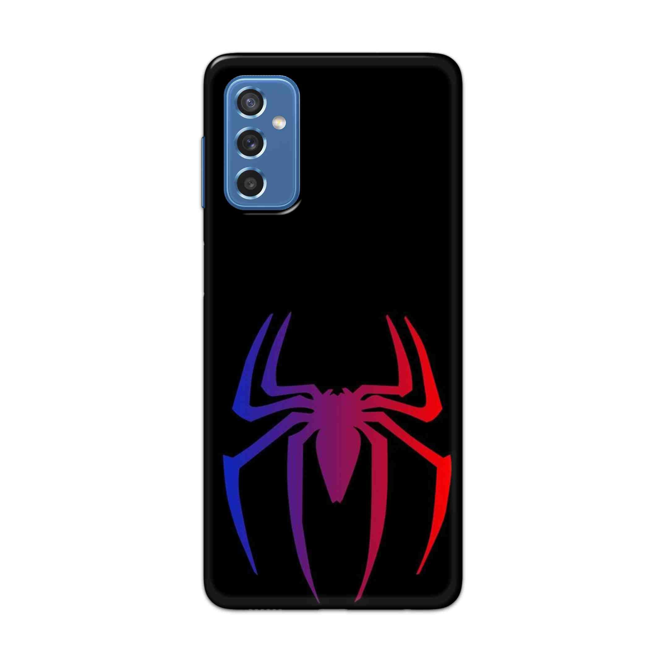 Buy Neon Spiderman Logo Hard Back Mobile Phone Case Cover For Samsung Galaxy M52 Online