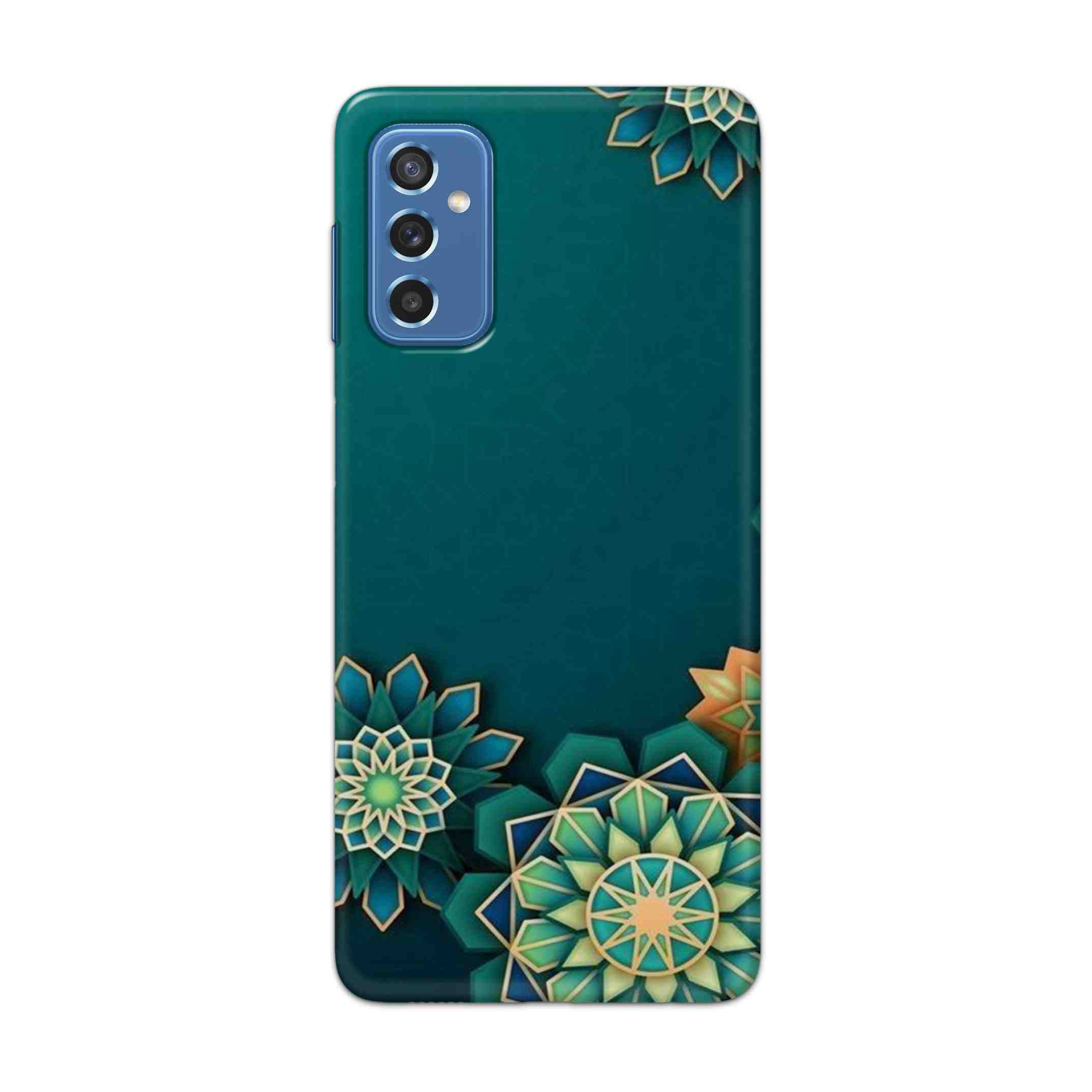 Buy Green Flower Hard Back Mobile Phone Case Cover For Samsung Galaxy M52 Online