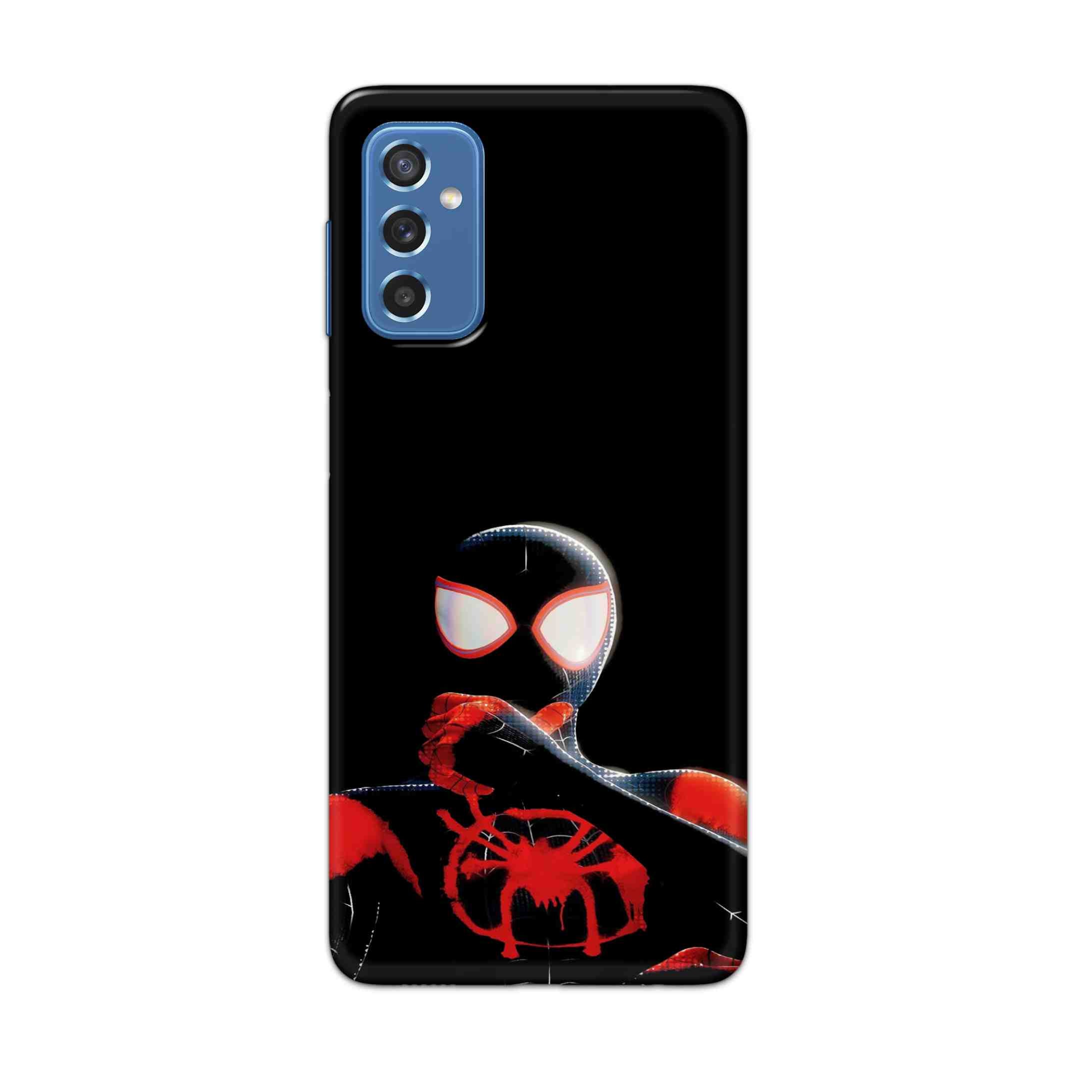 Buy Black Spiderman Hard Back Mobile Phone Case Cover For Samsung Galaxy M52 Online