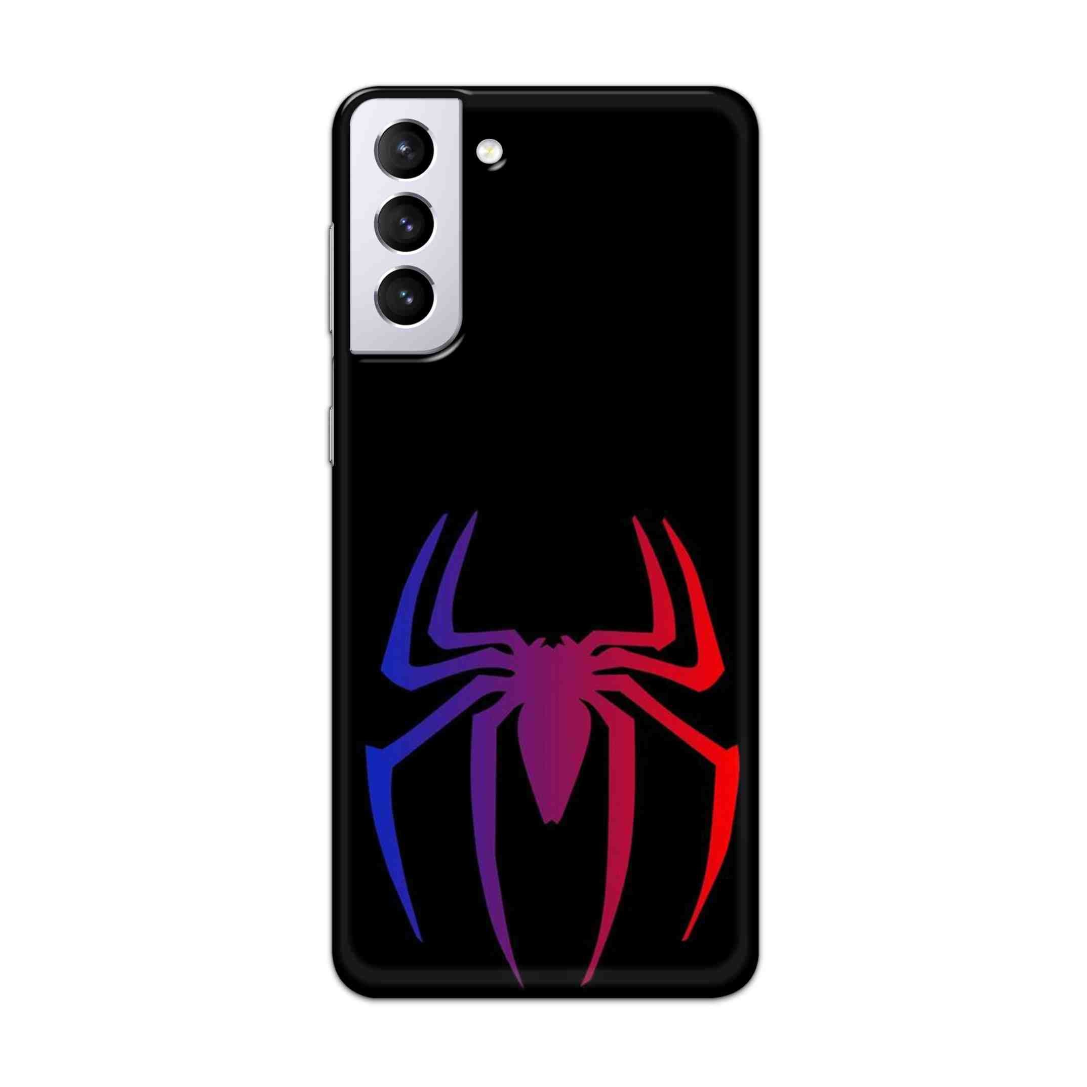 Buy Neon Spiderman Logo Hard Back Mobile Phone Case Cover For Samsung Galaxy S21 Online