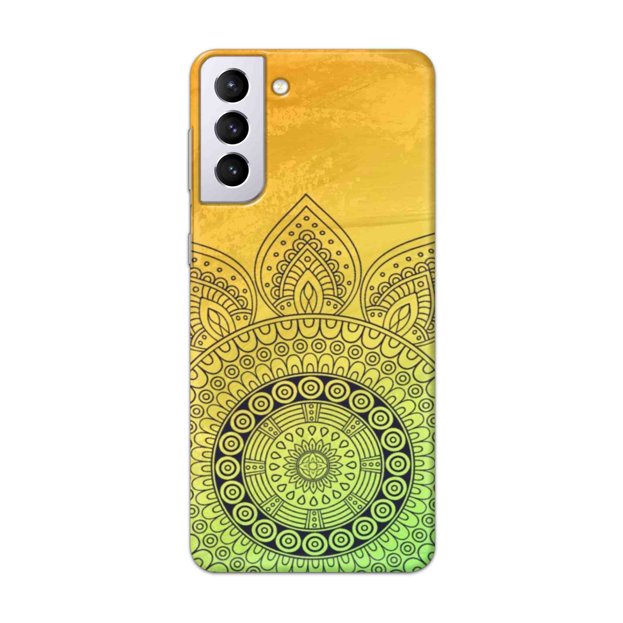 Buy Yellow Rangoli Hard Back Mobile Phone Case Cover For Samsung Galaxy S21 Online