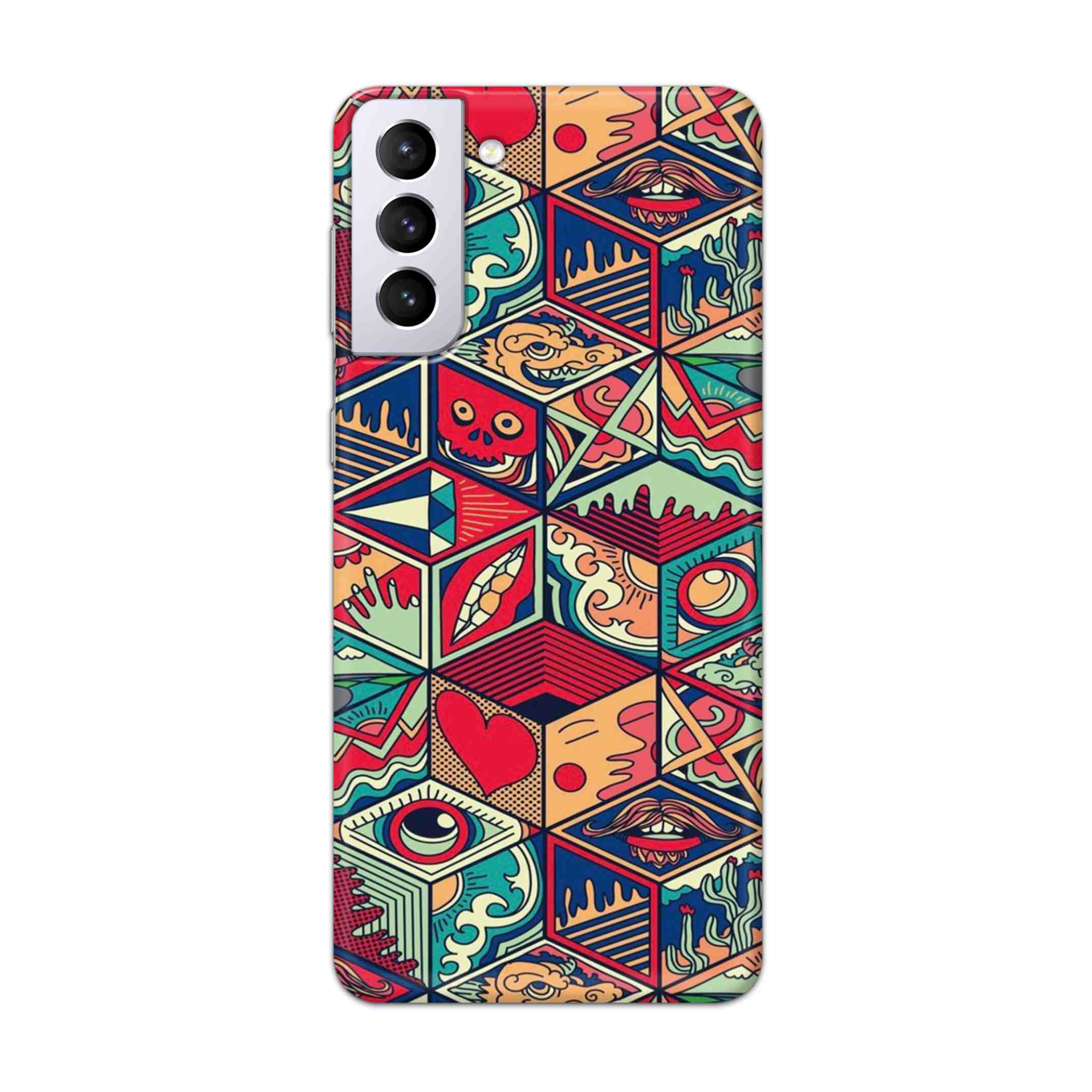 Buy Face Mandala Hard Back Mobile Phone Case Cover For Samsung Galaxy S21 Plus Online