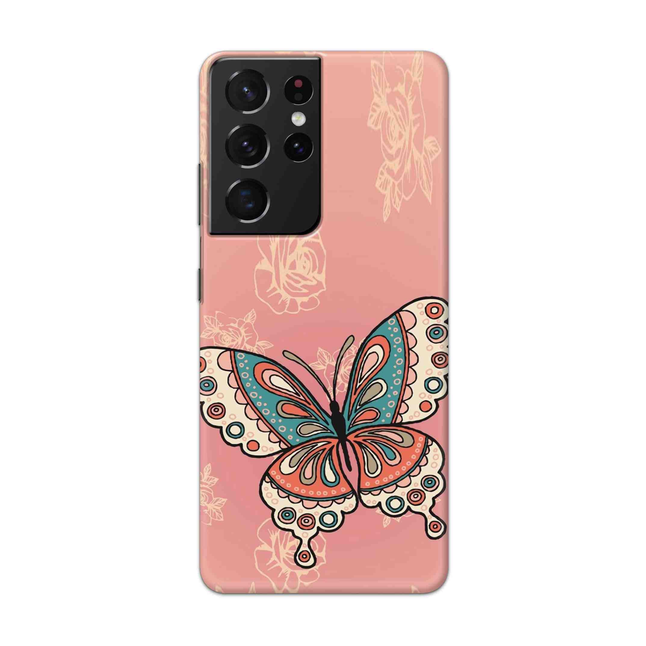Buy Butterfly Hard Back Mobile Phone Case Cover For Samsung Galaxy S21 Ultra Online