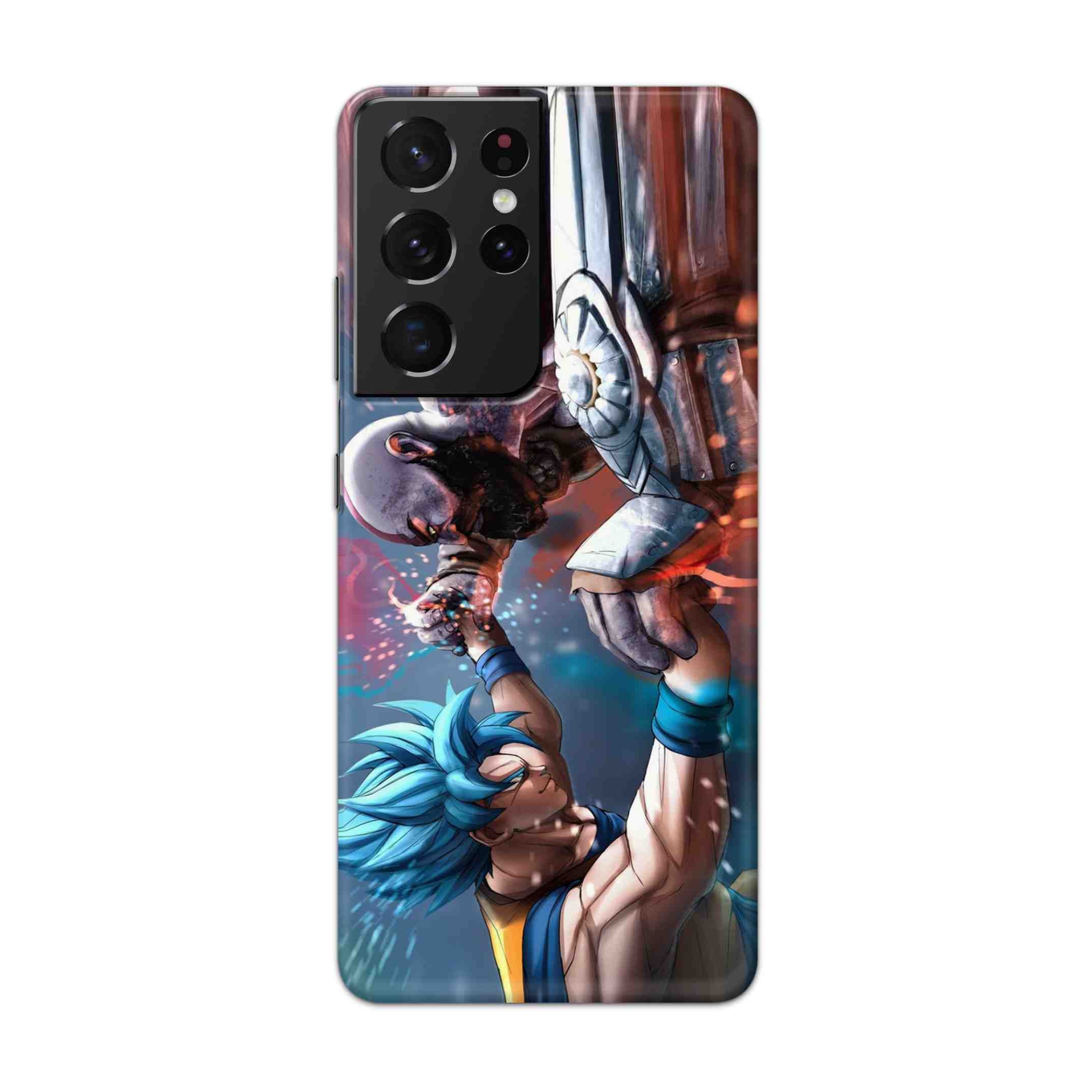 Buy Goku Vs Kratos Hard Back Mobile Phone Case Cover For Samsung Galaxy S21 Ultra Online