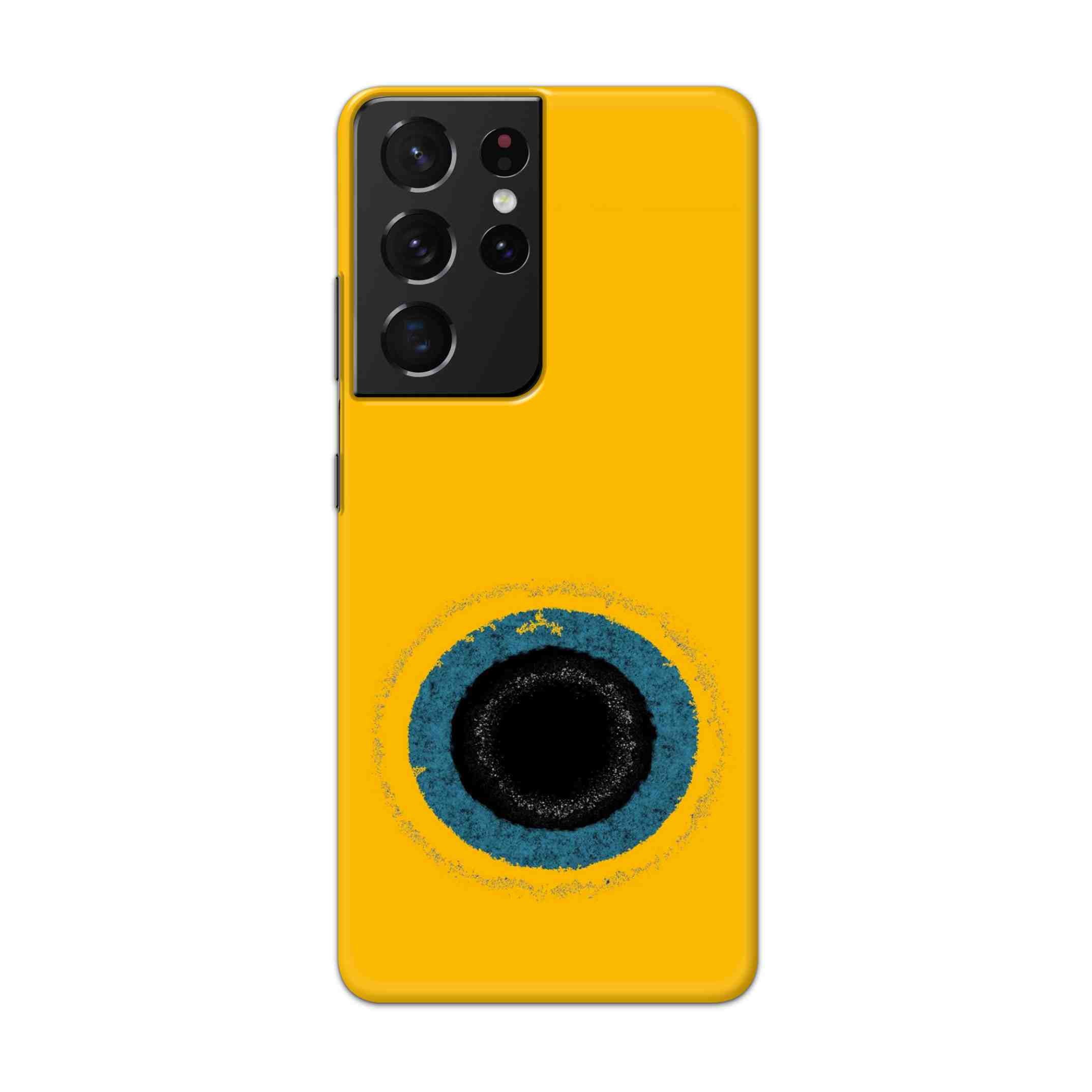 Buy Dark Hole With Yellow Background Hard Back Mobile Phone Case Cover For Samsung Galaxy S21 Ultra Online