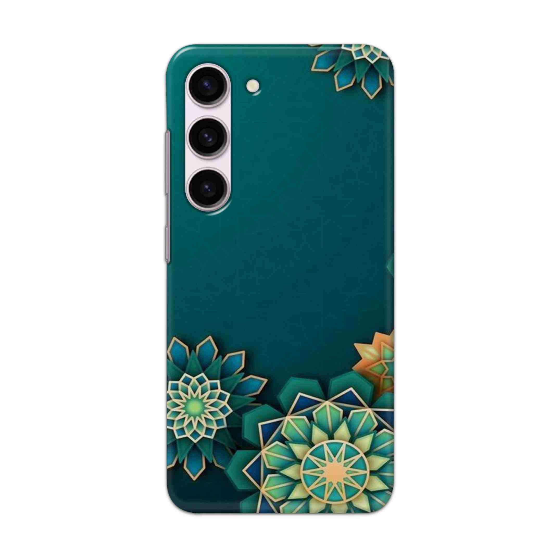 Buy Green Flower Hard Back Mobile Phone Case Cover For Samsung Galaxy S23 Online