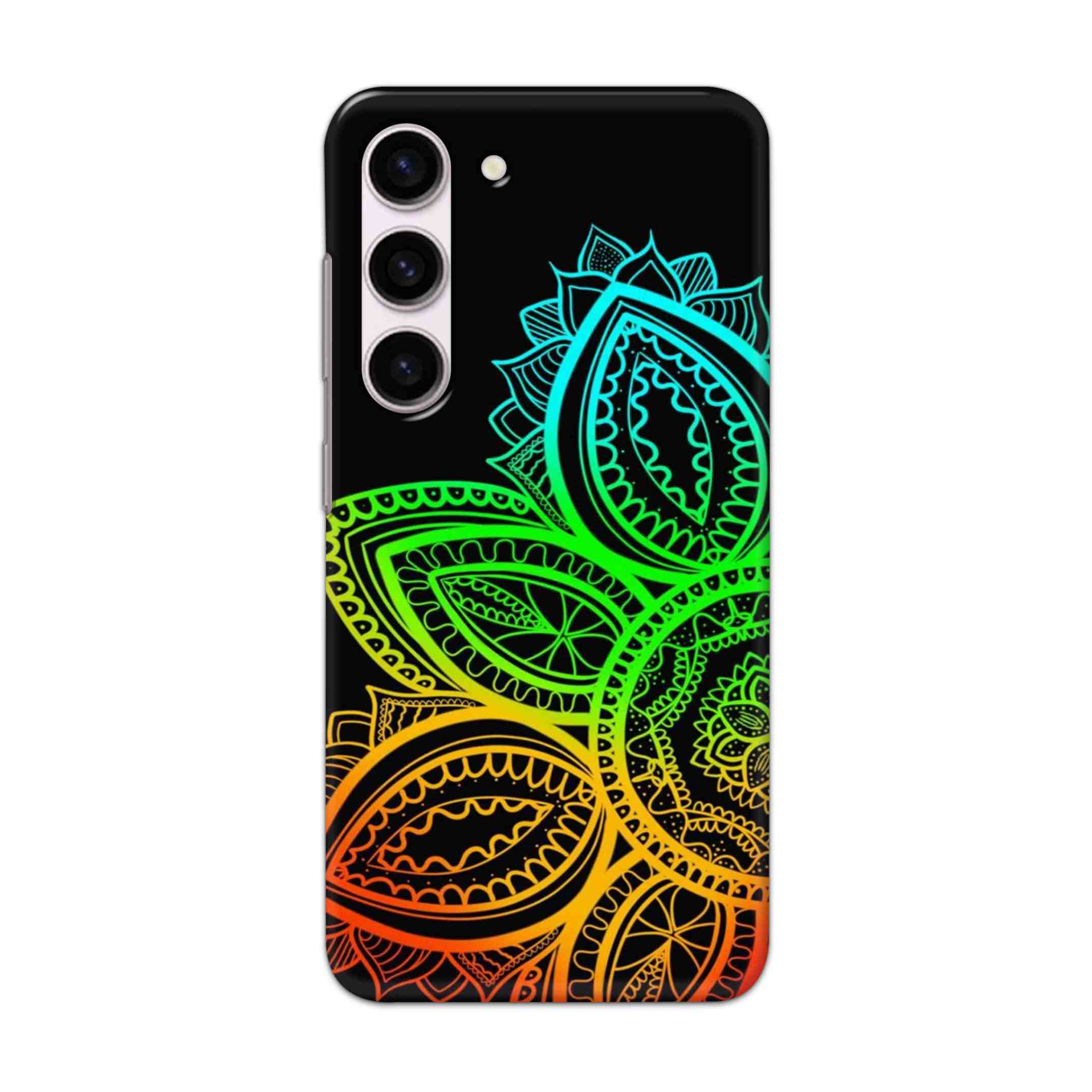 Buy Neon Mandala Hard Back Mobile Phone Case Cover For Samsung Galaxy S23 Online