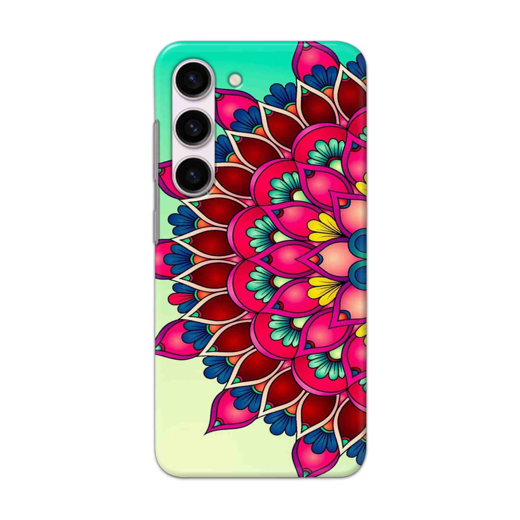 Buy Lotus Mandala Hard Back Mobile Phone Case Cover For Samsung Galaxy S23 Online