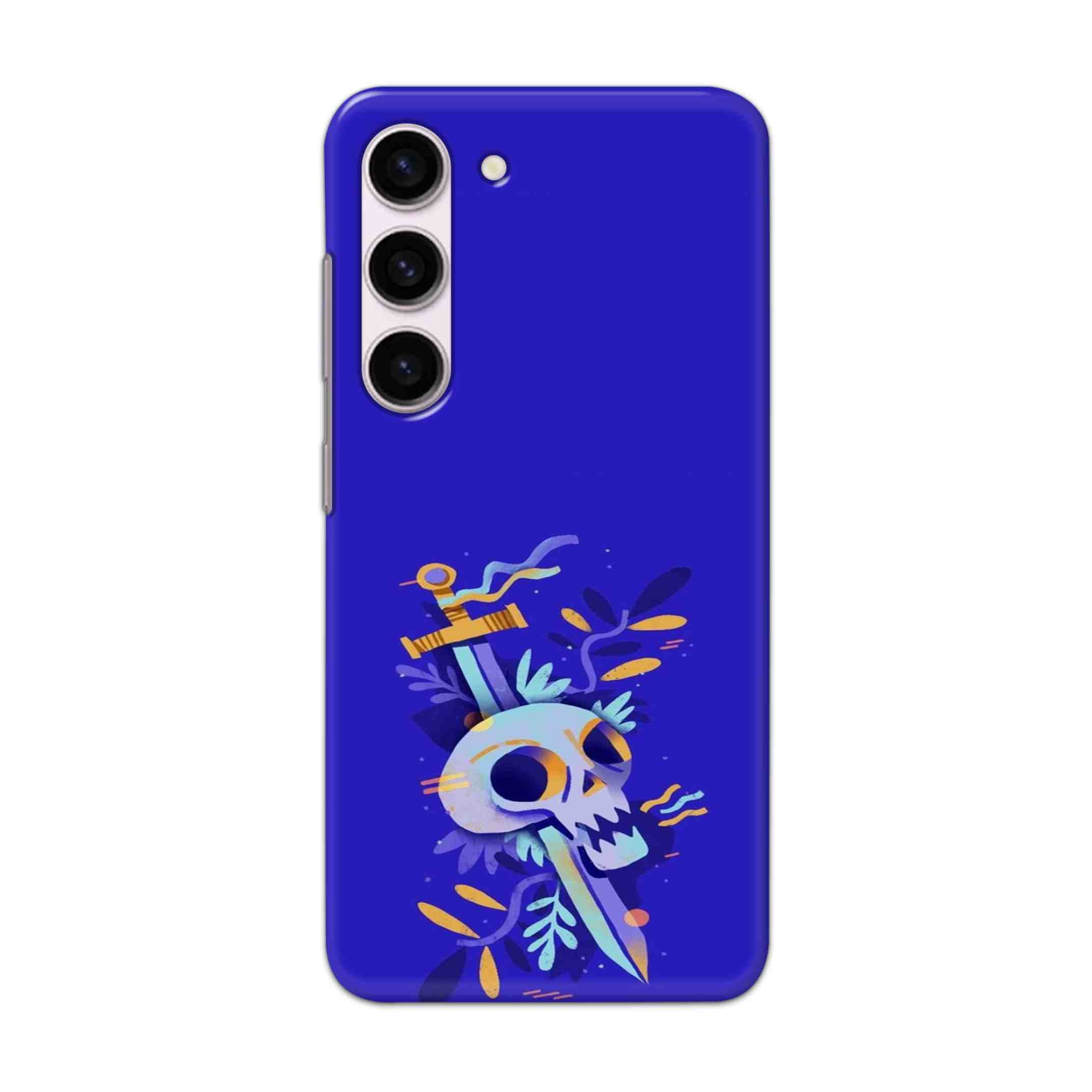 Buy Blue Skull Hard Back Mobile Phone Case Cover For Samsung Galaxy S23 Online