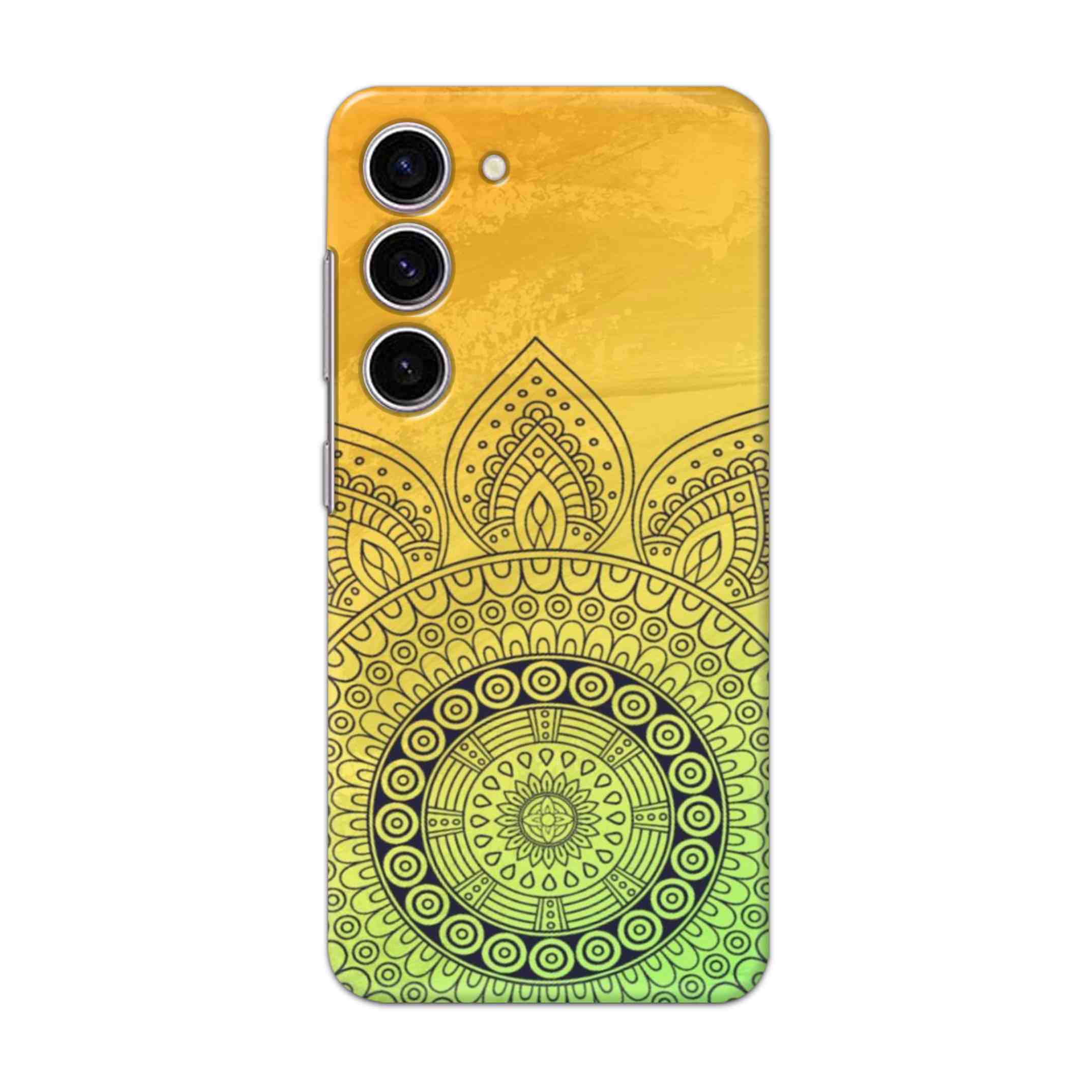 Buy Yellow Rangoli Hard Back Mobile Phone Case/Cover For Samsung Galaxy S23 Plus Online