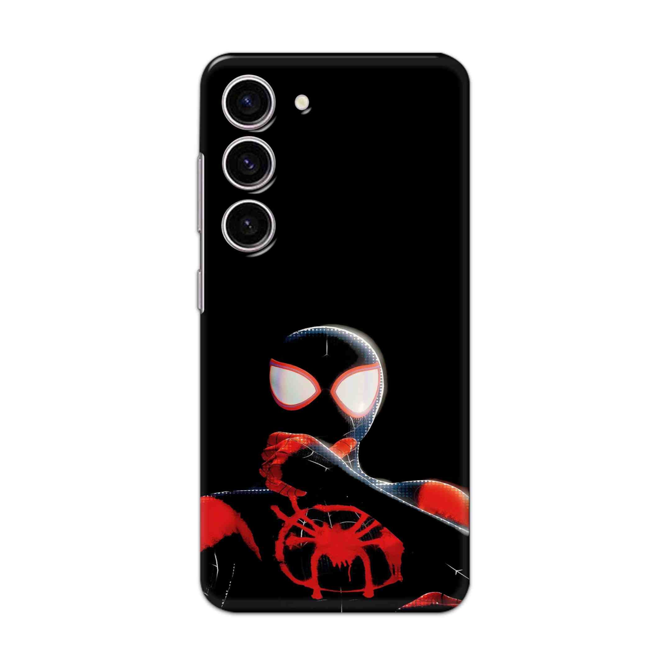 Buy Black Spiderman Hard Back Mobile Phone Case/Cover For Samsung Galaxy S23 Plus Online