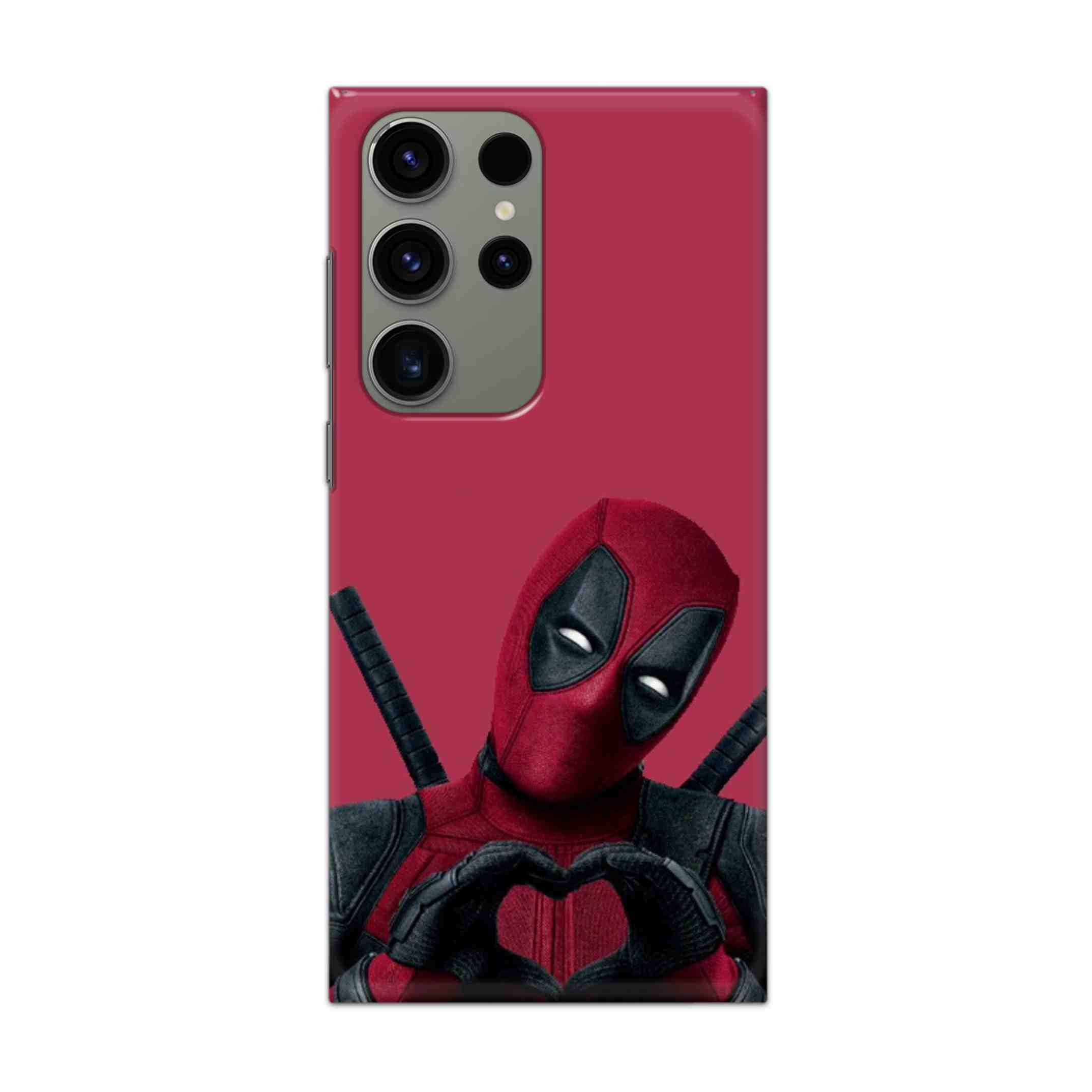 Buy Deadpool Heart Hard Back Mobile Phone Case Cover For Samsung Galaxy S23 Ultra Online