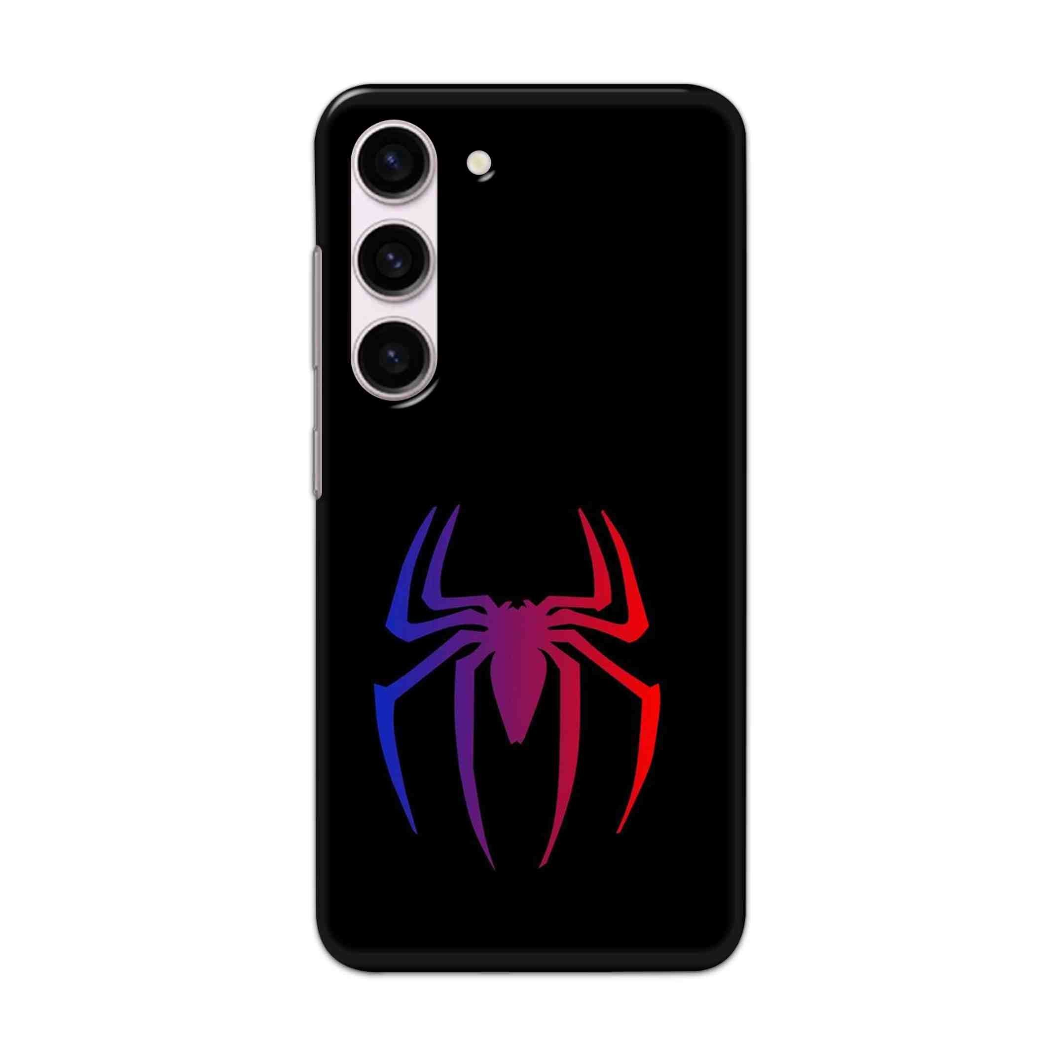 Buy Neon Spiderman Logo Hard Back Mobile Phone Case/Cover For Samsung Galaxy S24 Online