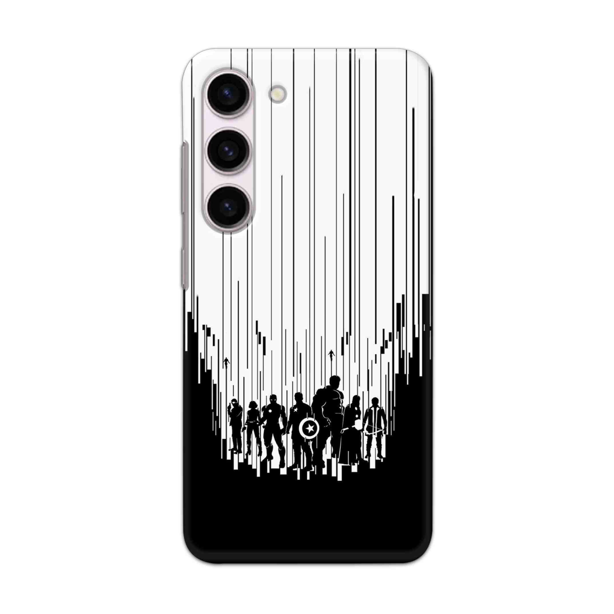 Buy Black And White Avanegers Hard Back Mobile Phone Case/Cover For Samsung Galaxy S24 Online