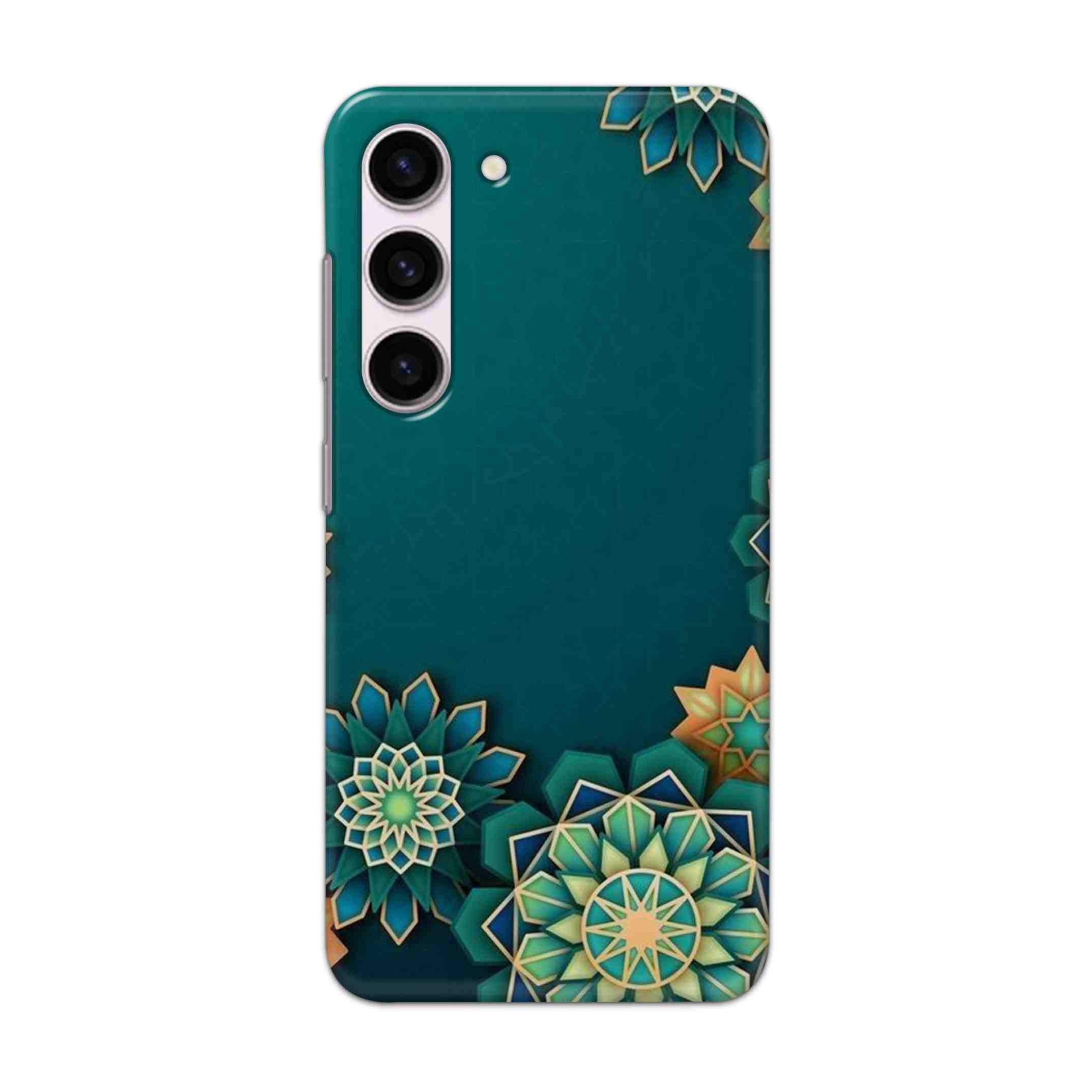 Buy Green Flower Hard Back Mobile Phone Case/Cover For Samsung Galaxy S24 Online