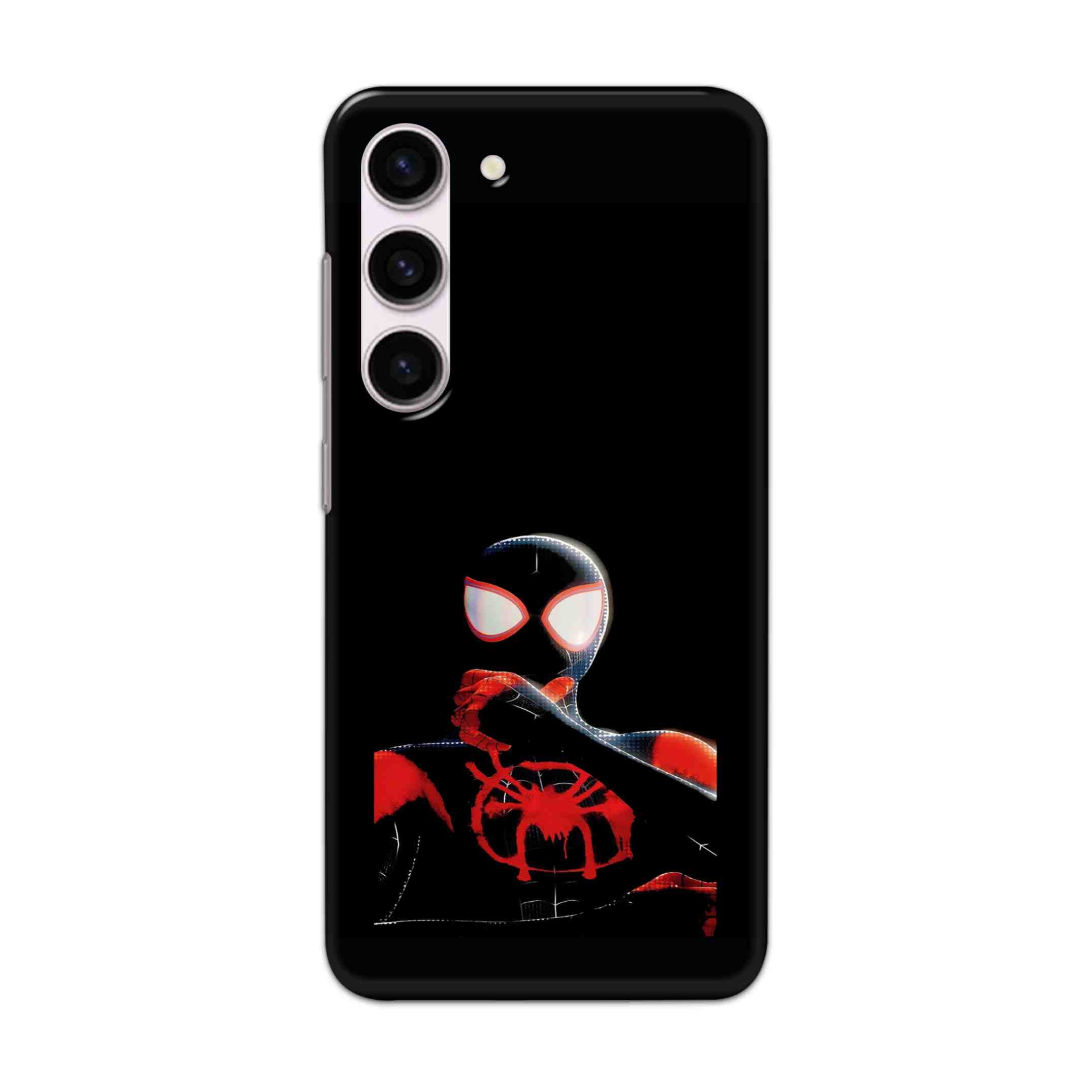 Buy Black Spiderman Hard Back Mobile Phone Case/Cover For Samsung Galaxy S24 Online