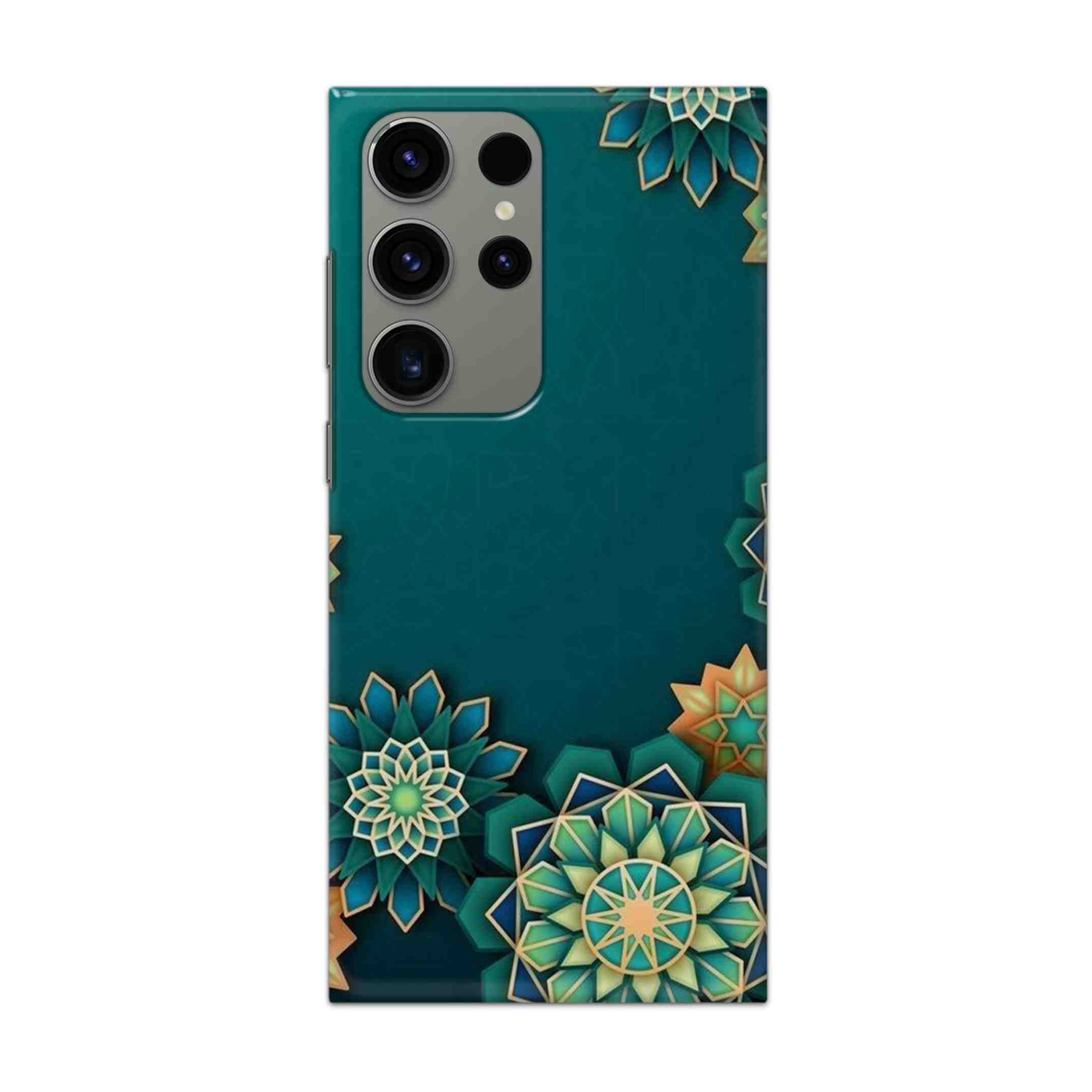 Buy Green Flower Hard Back Mobile Phone Case/Cover For Samsung Galaxy S24 Ultra Online