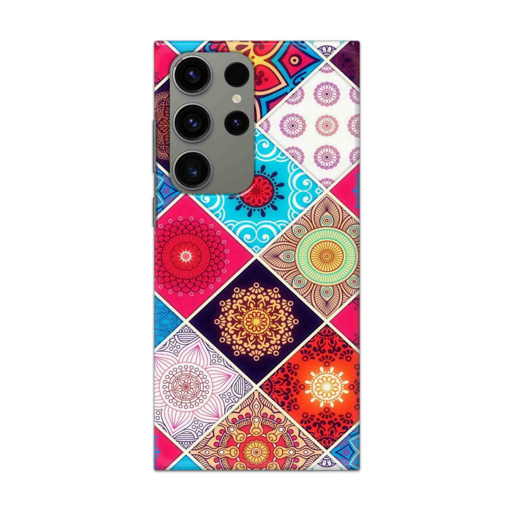 Buy Rainbow Mandala Hard Back Mobile Phone Case/Cover For Samsung Galaxy S24 Ultra Online