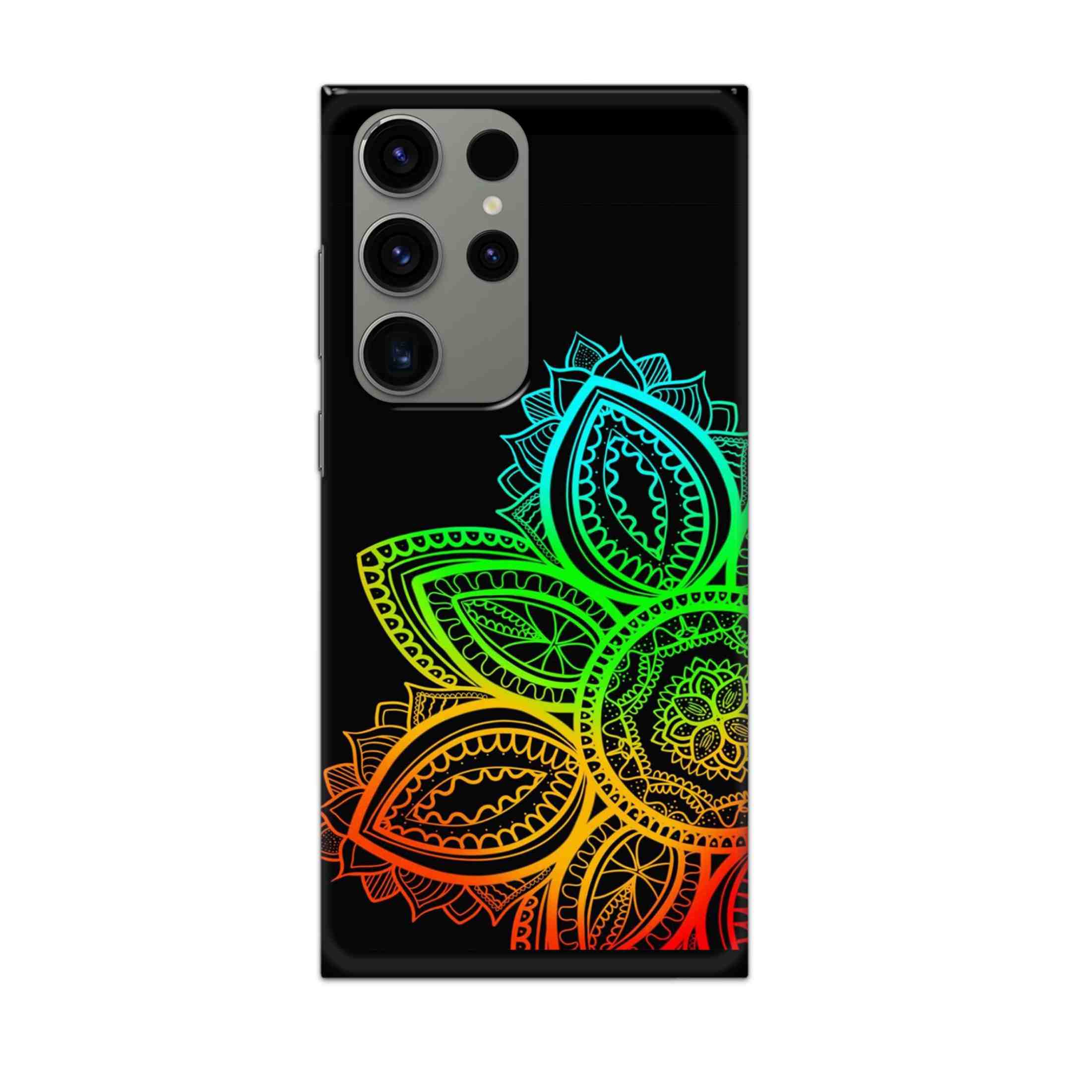 Buy Neon Mandala Hard Back Mobile Phone Case/Cover For Samsung Galaxy S24 Ultra Online