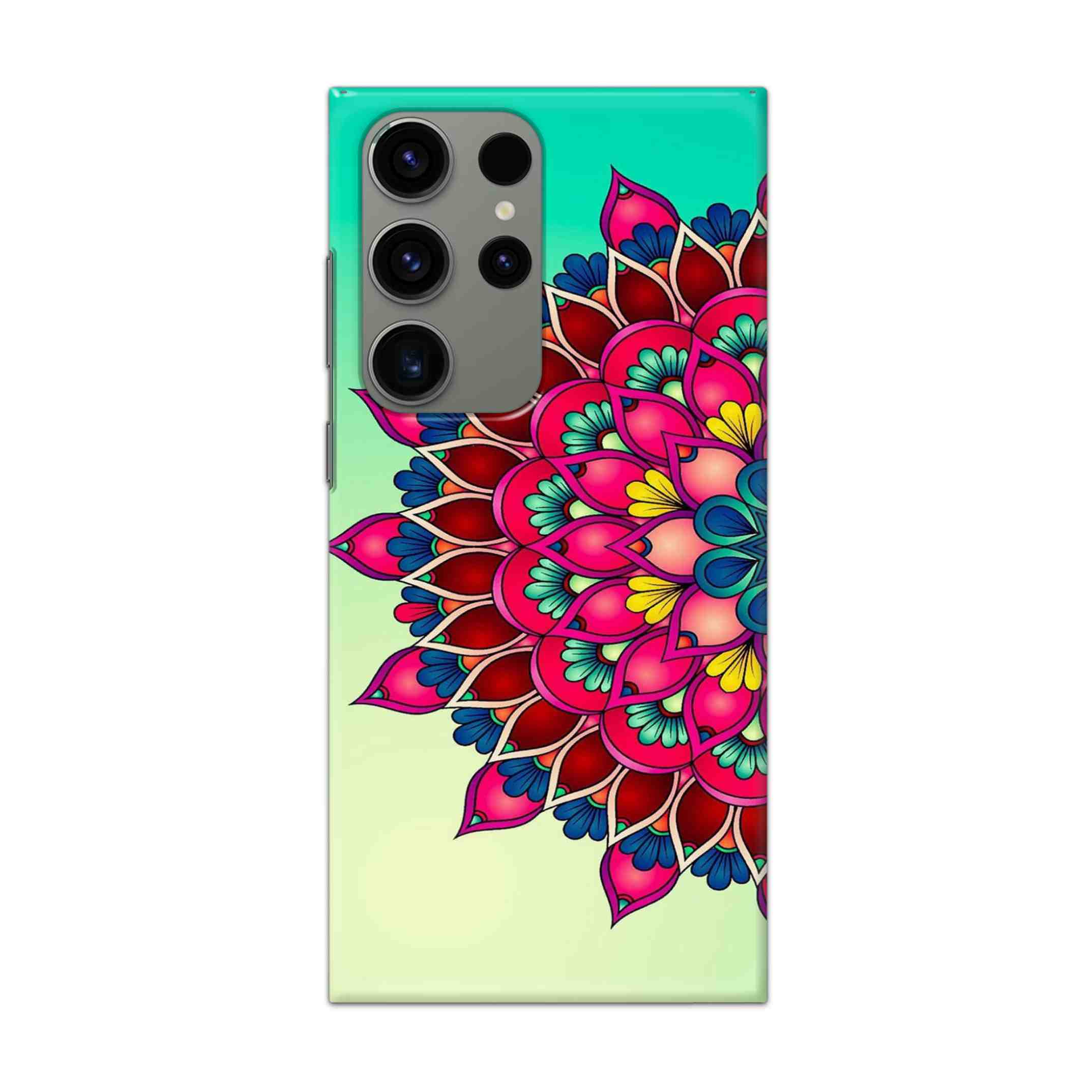 Buy Lotus Mandala Hard Back Mobile Phone Case/Cover For Samsung Galaxy S24 Ultra Online