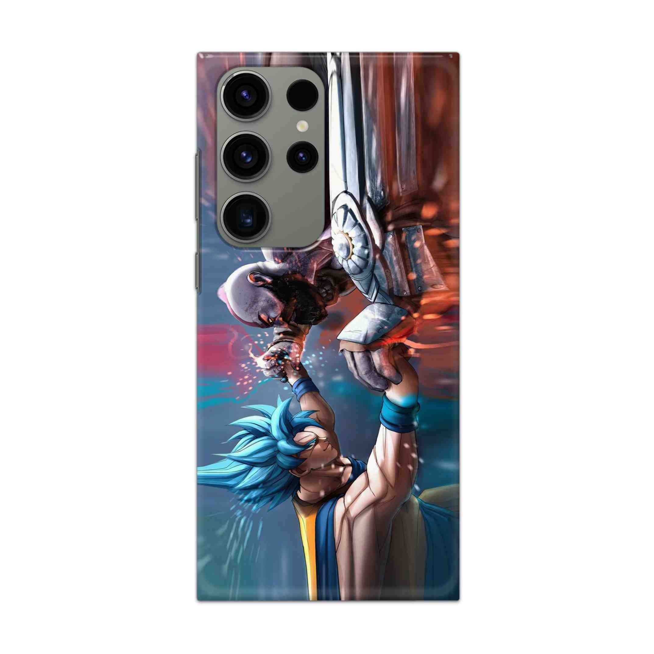 Buy Goku Vs Kratos Hard Back Mobile Phone Case/Cover For Samsung Galaxy S24 Ultra Online