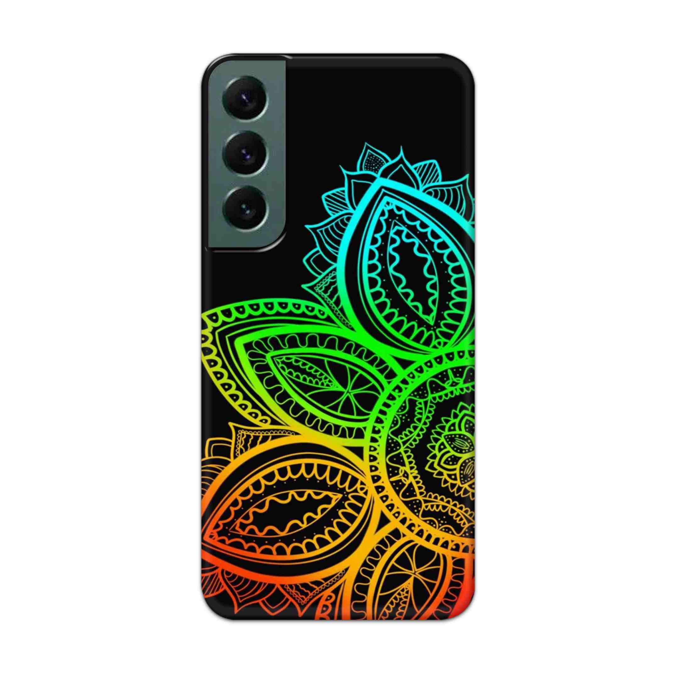 Buy Neon Mandala Hard Back Mobile Phone Case Cover For Samsung S22 Online