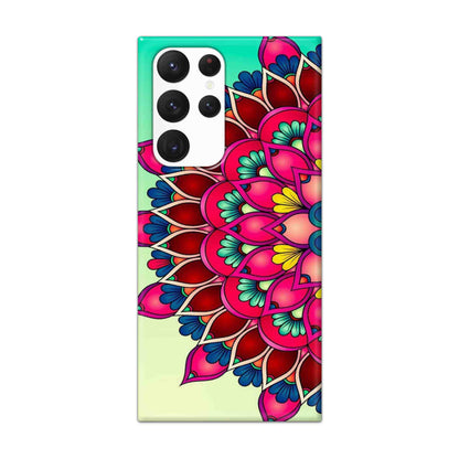 Buy Lotus Mandala Hard Back Mobile Phone Case Cover For Samsung S22 Ultra  Online