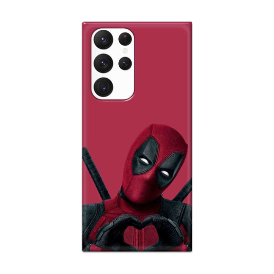 Buy Deadpool Heart Hard Back Mobile Phone Case Cover For Samsung S22 Ultra  Online