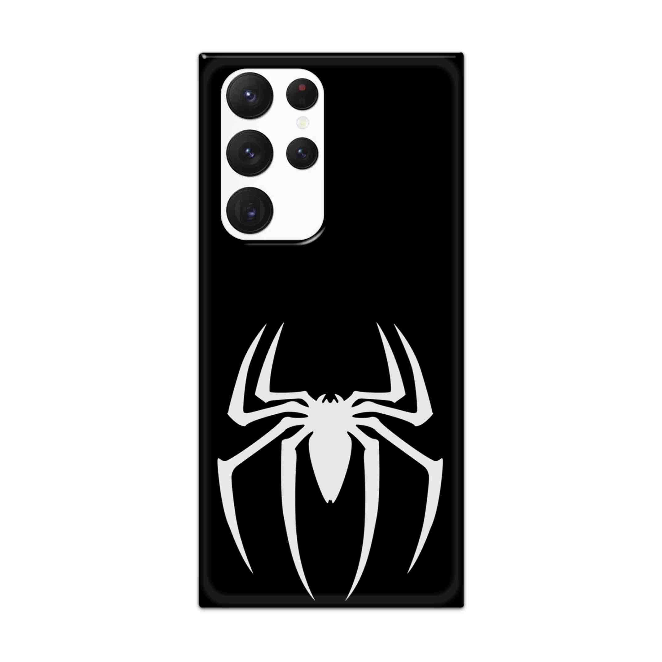 Buy Black Spiderman Logo Hard Back Mobile Phone Case Cover For Samsung S22 Ultra  Online