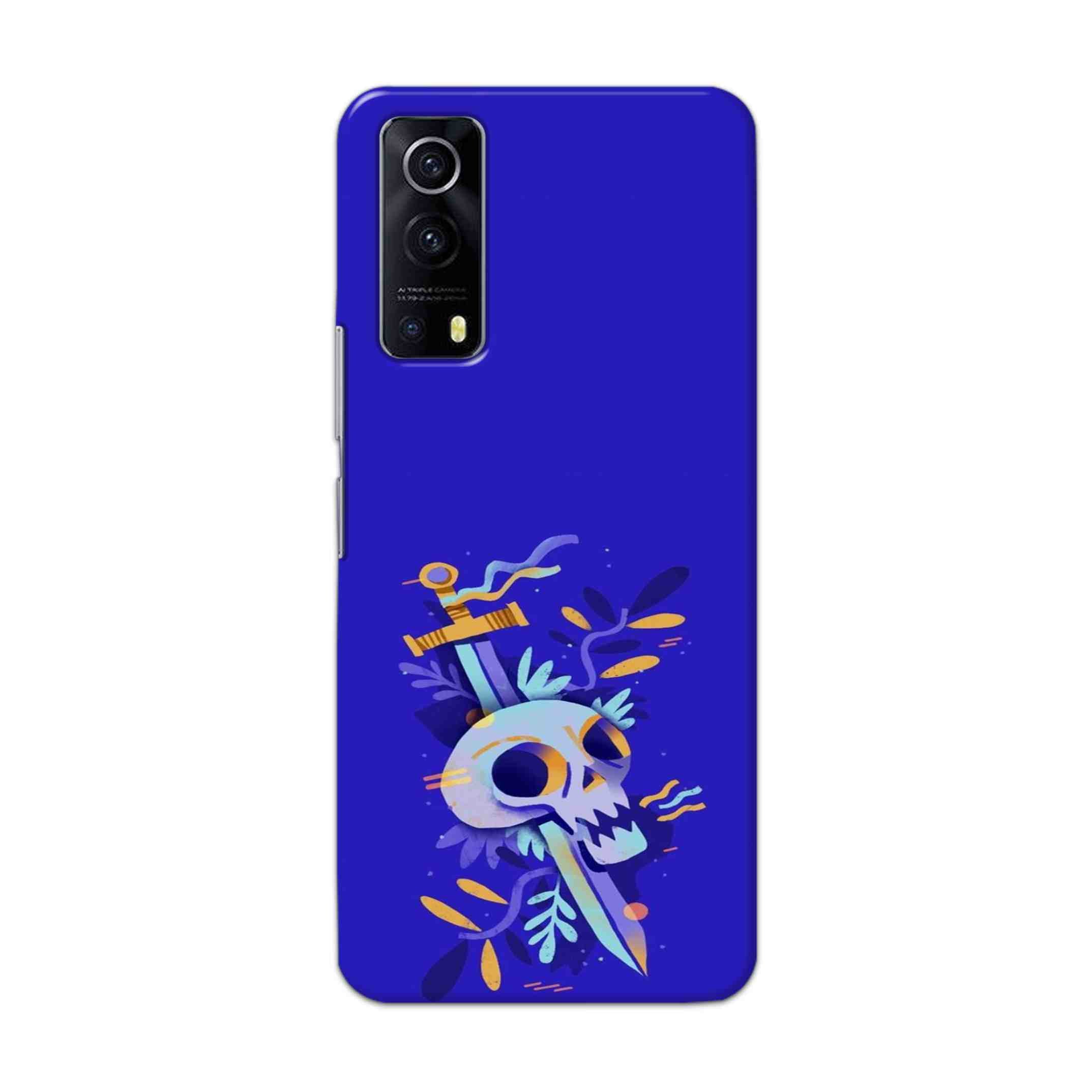 Buy Blue Skull Hard Back Mobile Phone Case Cover For Vivo IQOO Z3 Online