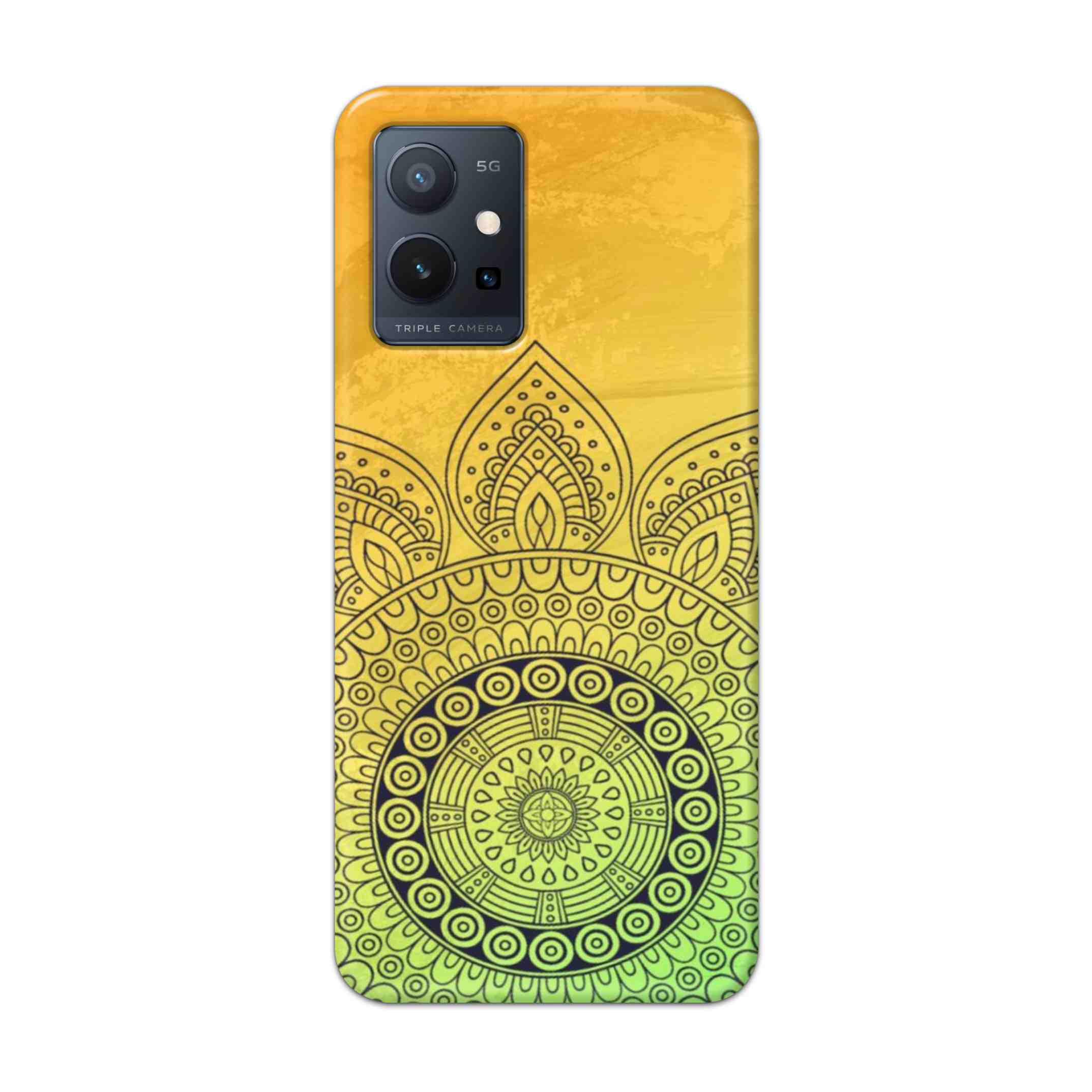 Buy Yellow Rangoli Hard Back Mobile Phone Case Cover For Vivo T1 5G Online