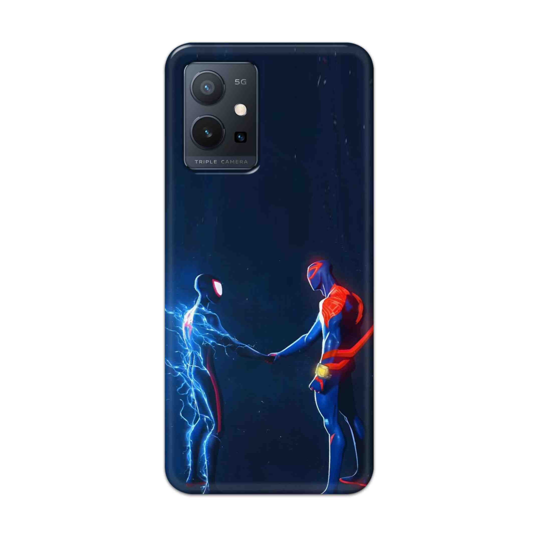 Buy Miles Morales Meet With Spiderman Hard Back Mobile Phone Case Cover For Vivo T1 5G Online