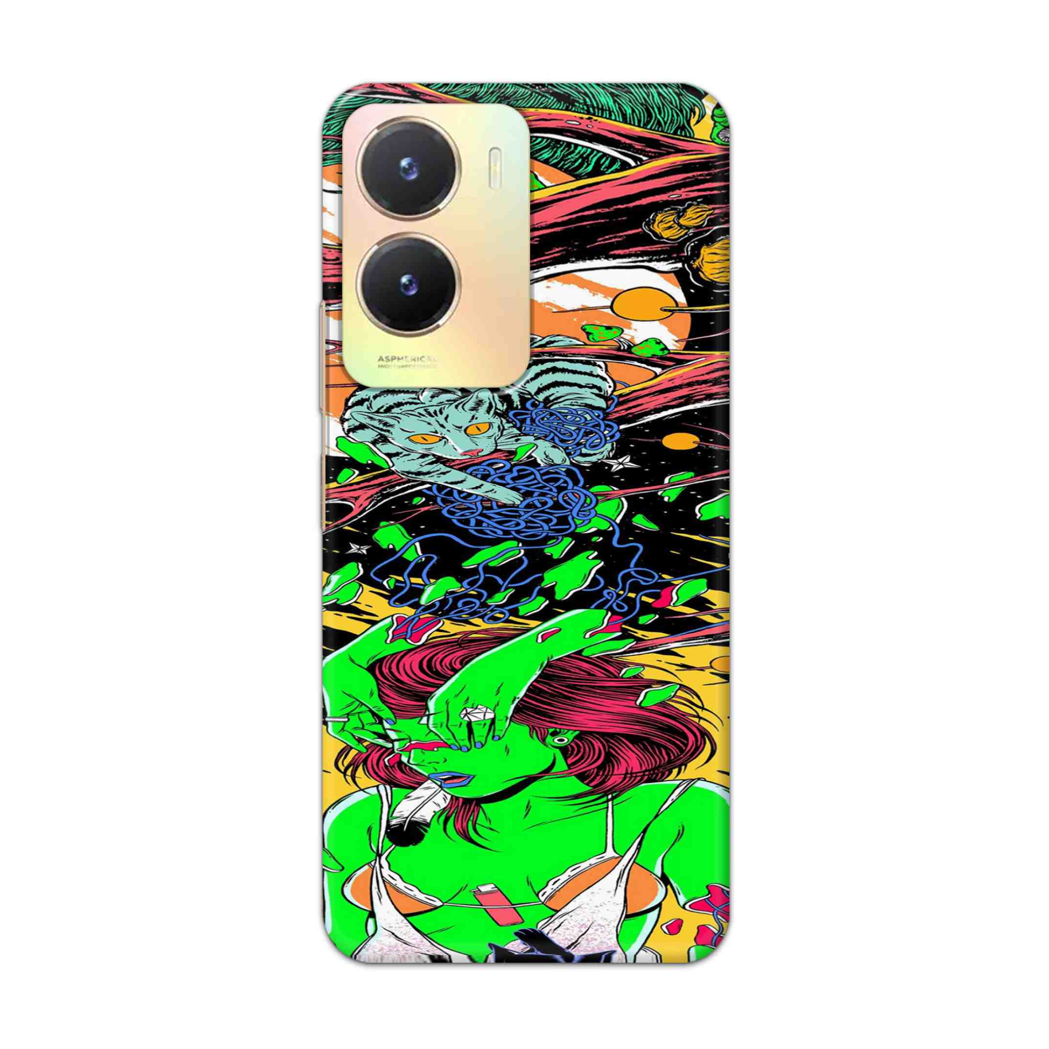 Buy Green Girl Art Hard Back Mobile Phone Case Cover For Vivo T2x Online