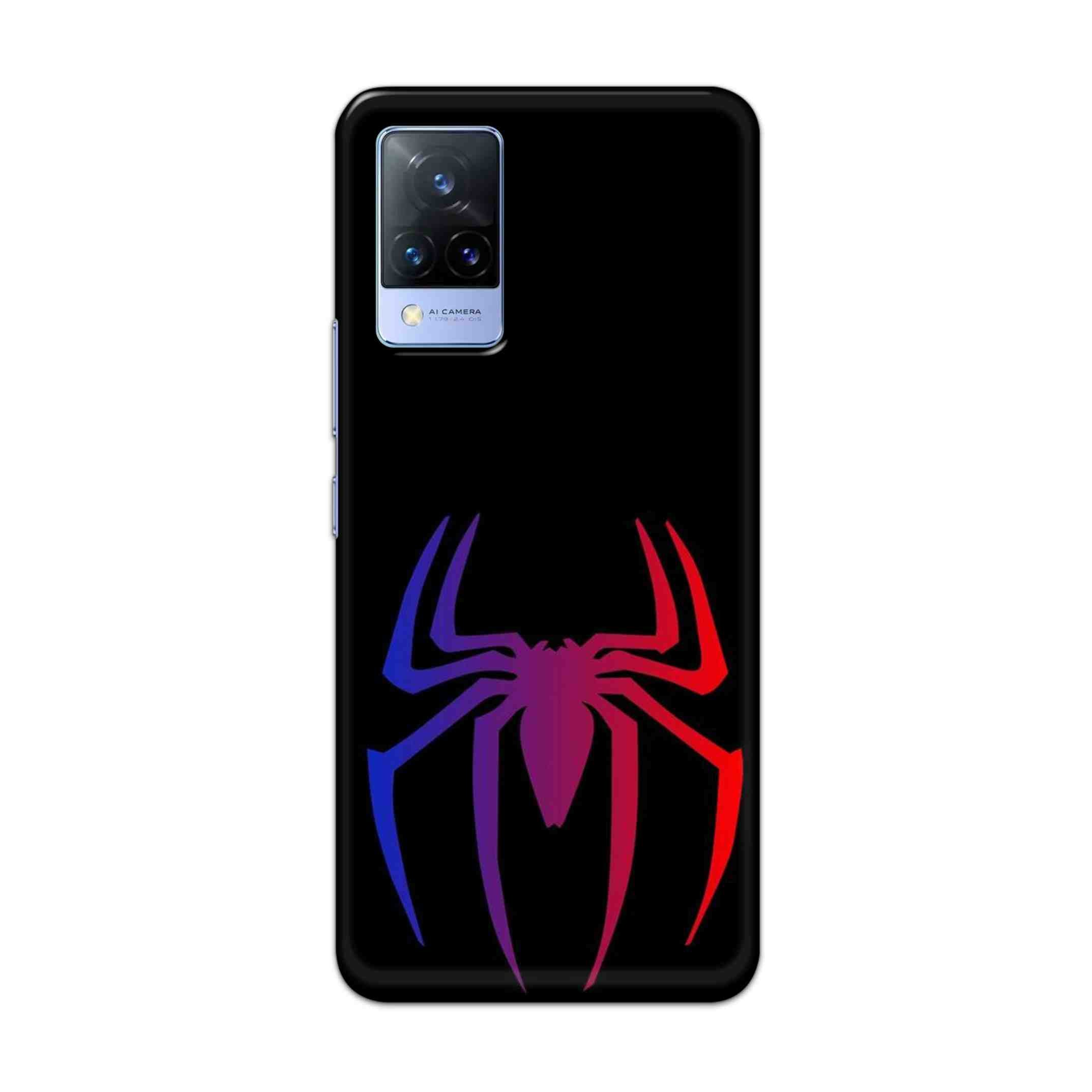 Buy Neon Spiderman Logo Hard Back Mobile Phone Case Cover For Vivo V21e Online