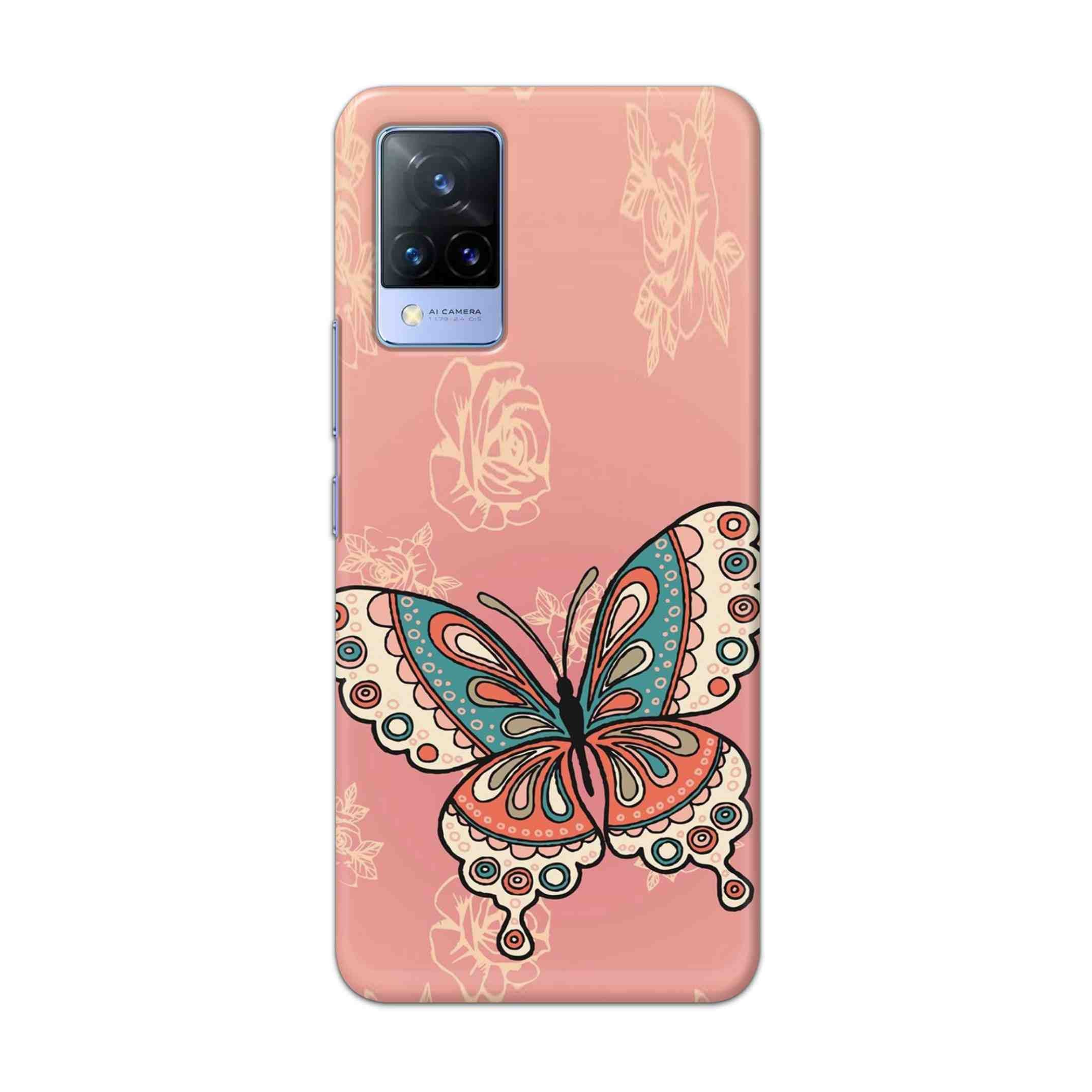 Buy Butterfly Hard Back Mobile Phone Case Cover For Vivo V21e Online