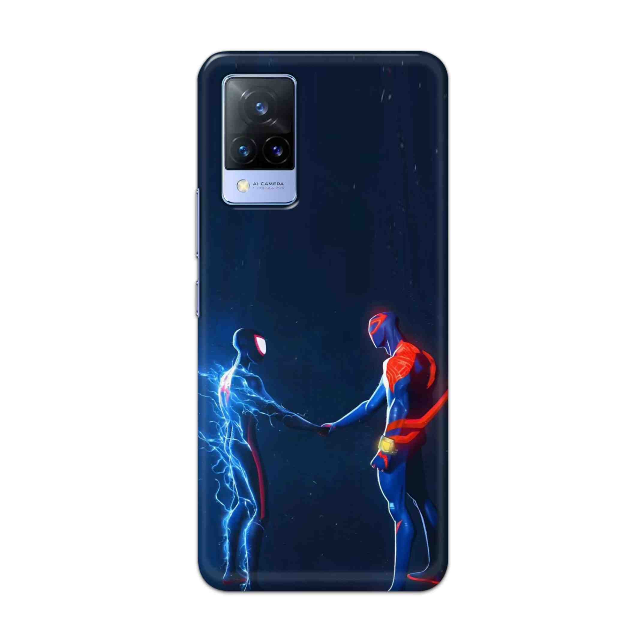 Buy Miles Morales Meet With Spiderman Hard Back Mobile Phone Case Cover For Vivo V21e Online