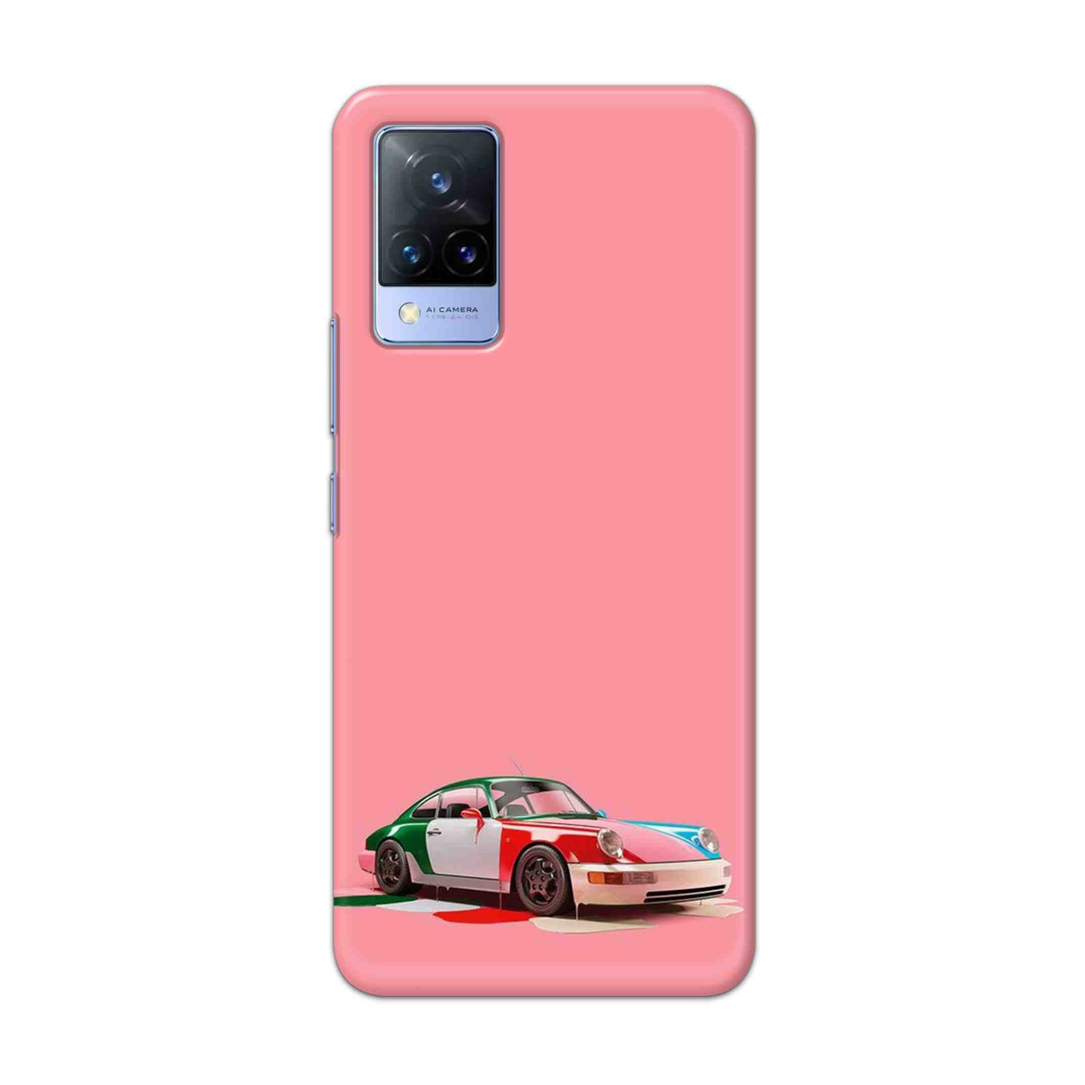 Buy Pink Porche Hard Back Mobile Phone Case Cover For Vivo V21e Online